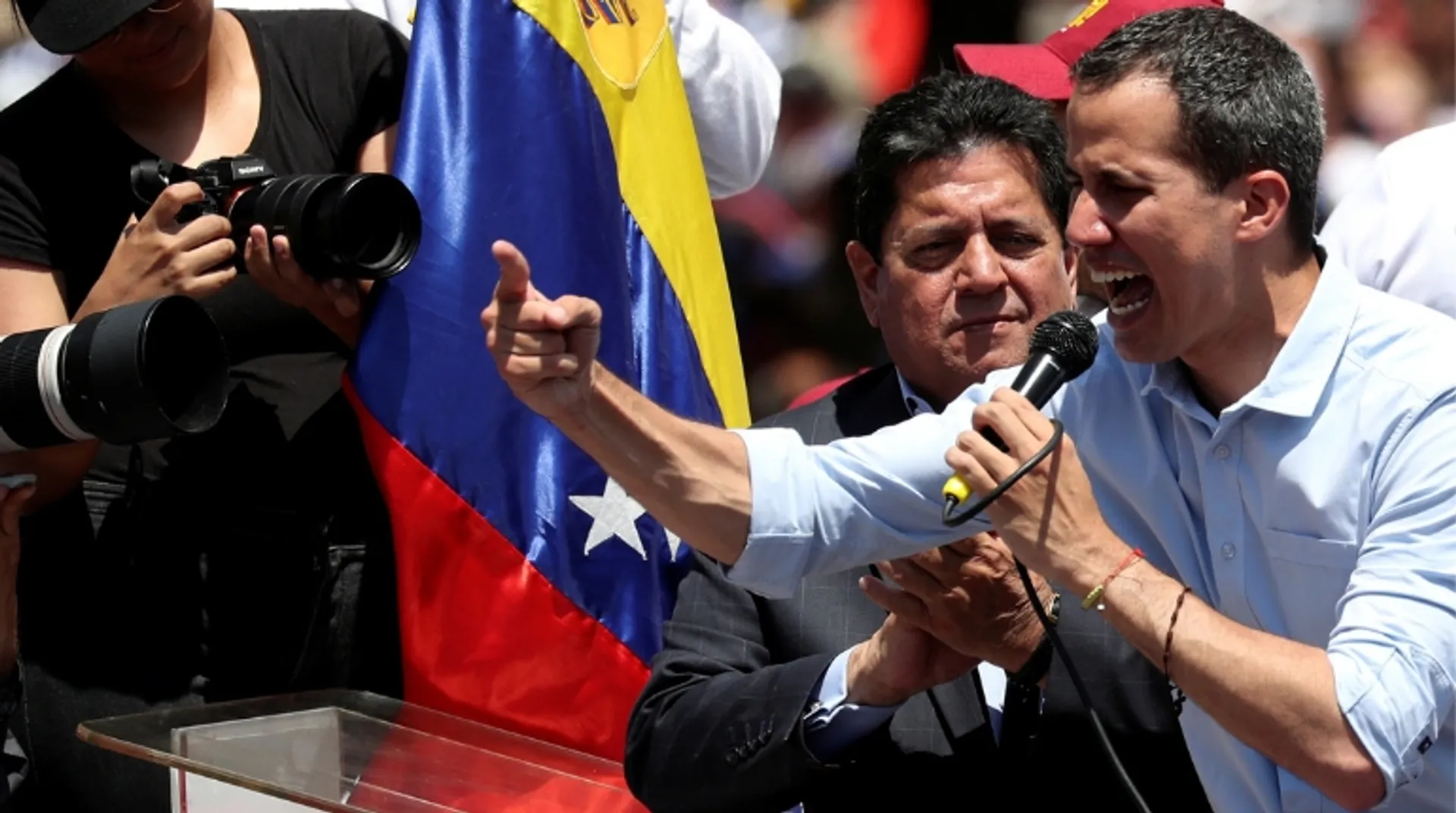 Sanctions against the Maduro regime defended by Venezuela's President Guaido