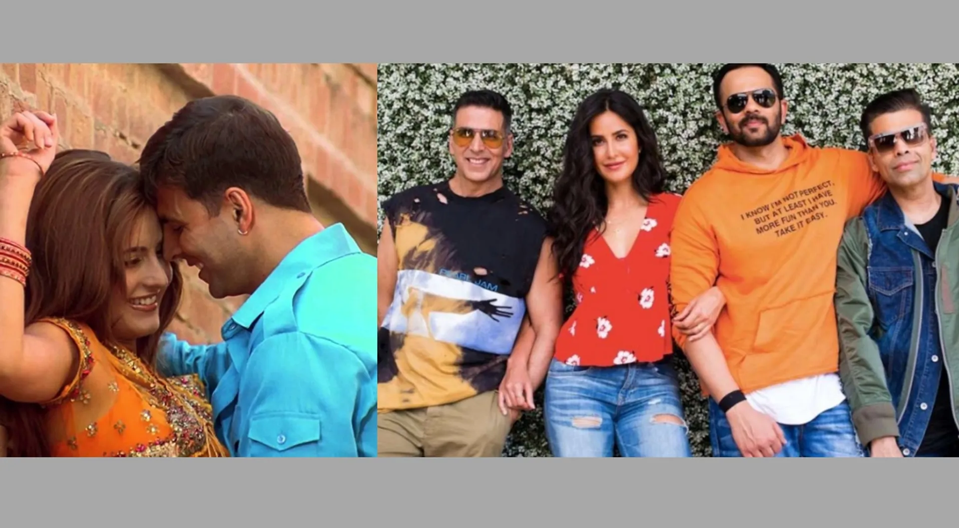 Sooryavanshi: Akshay Kumar, Katrina Kaif share BTS photo from 'Tip Tip Barsa Pani' remake