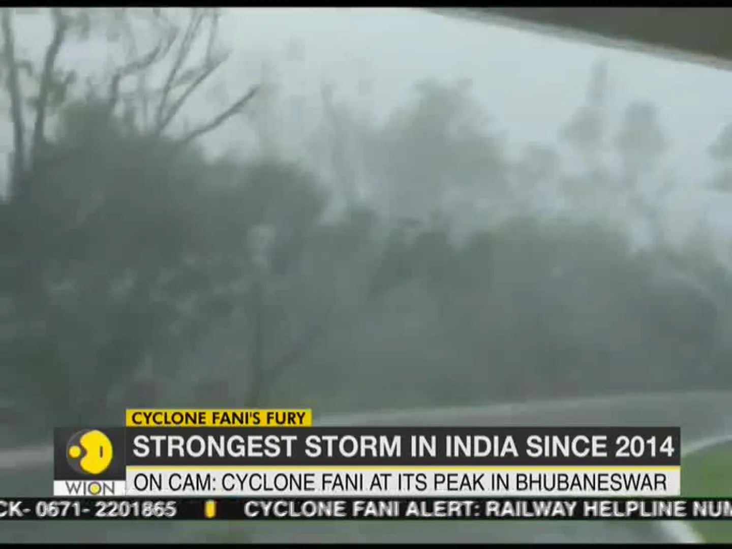 Cyclone Fani at its peak, strongest storm in India since 2014