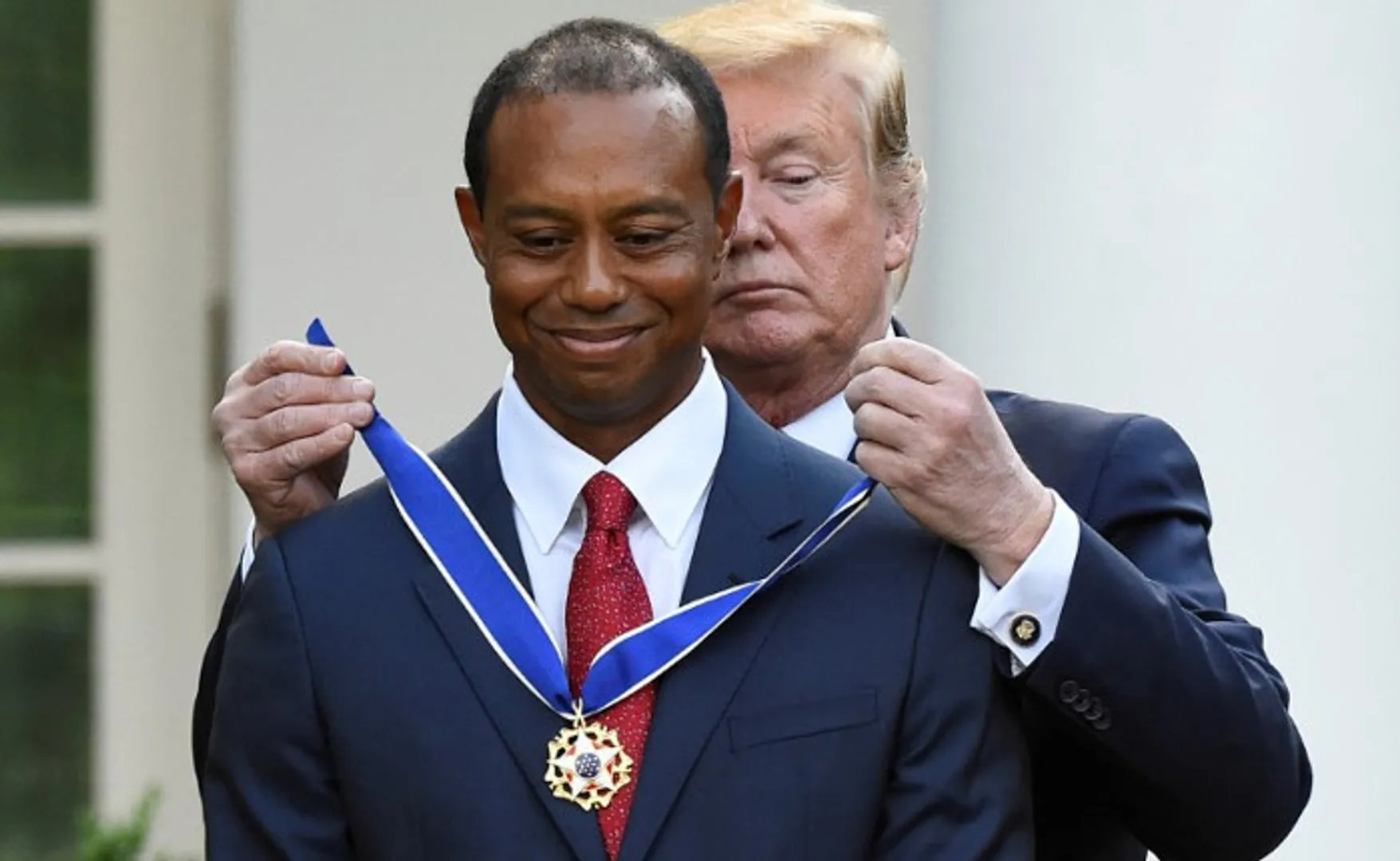 Trump awards Presidential Medal of Freedom to Tiger Woods