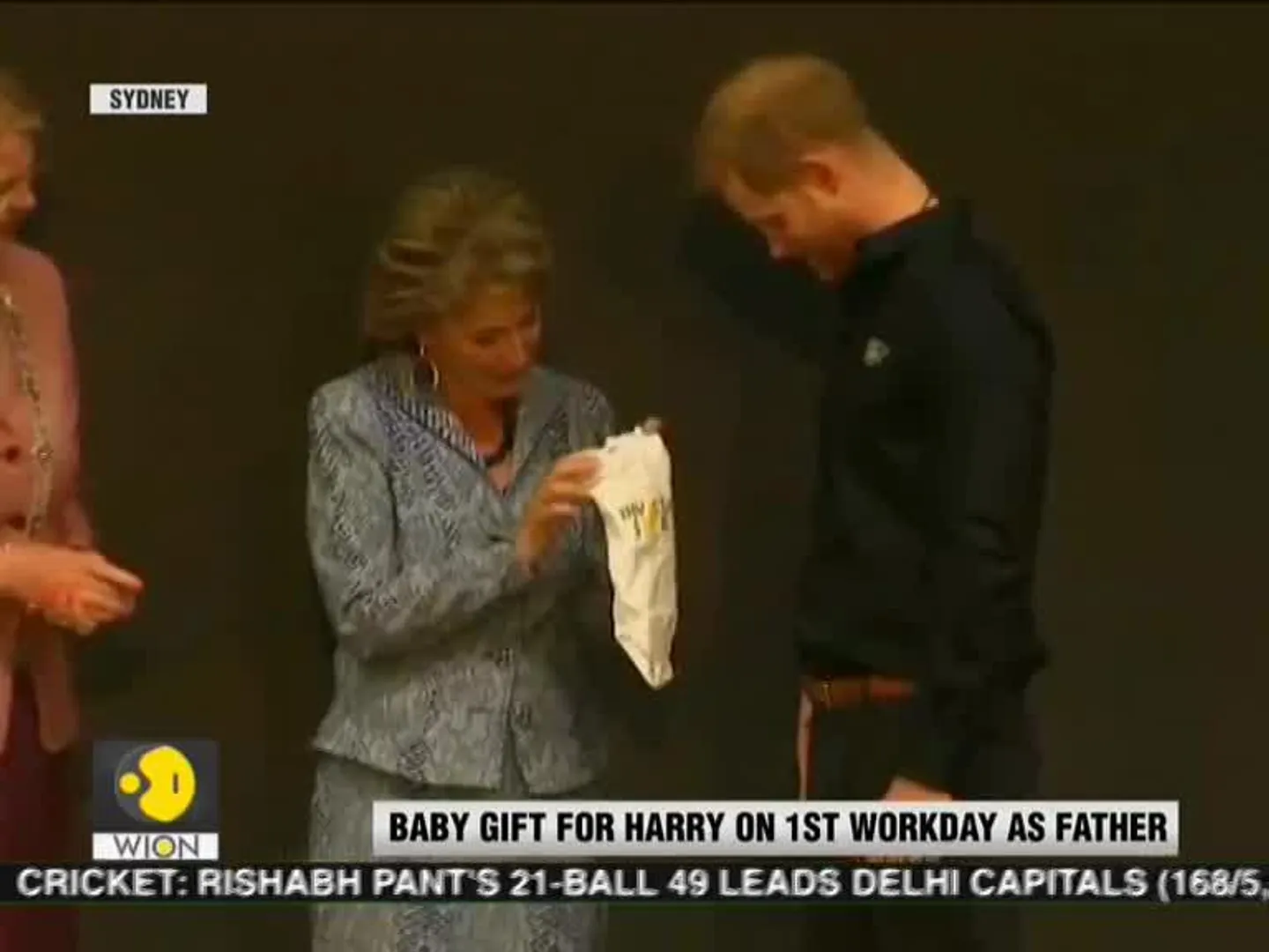 Baby gift for Prince Harry on 1st workday as father