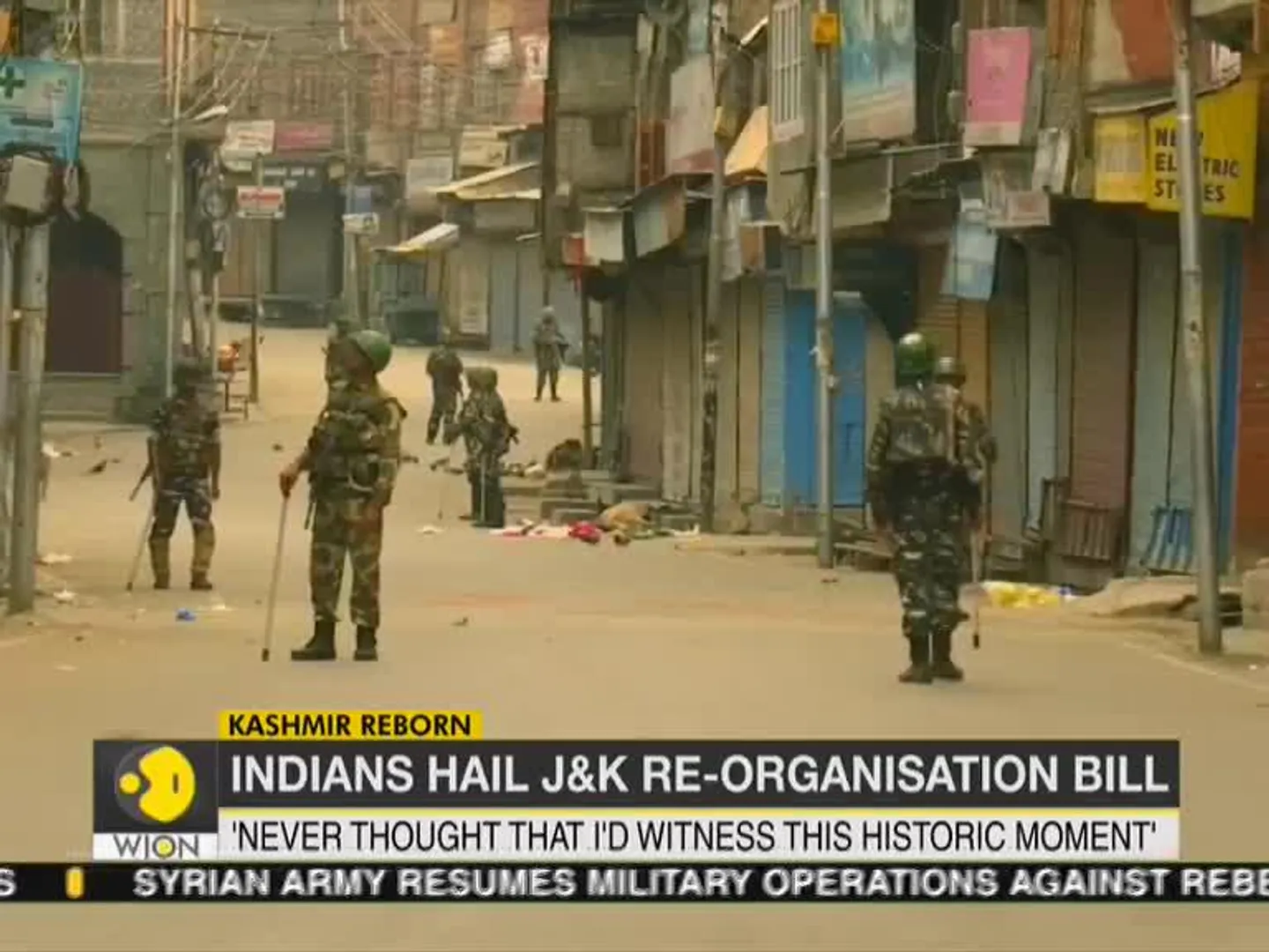 Indians welcome govt's historical decision, hails J&K reorganisation bill