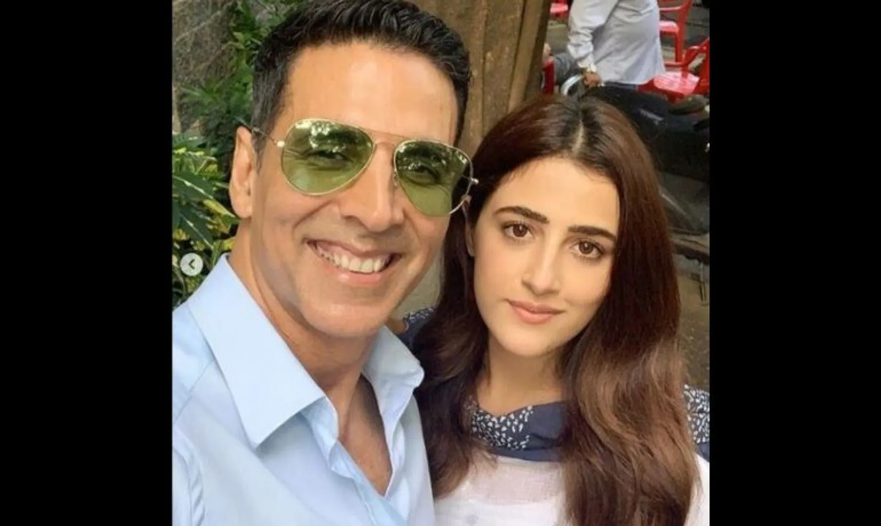 Akshay Kumar shoots for his first music video 'Filhaal' with Kriti Sanon's sister Nupur