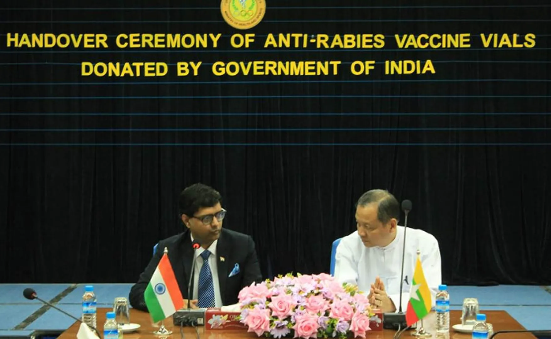 India provides 10,000 anti-rabies vaccines to Myanmar
