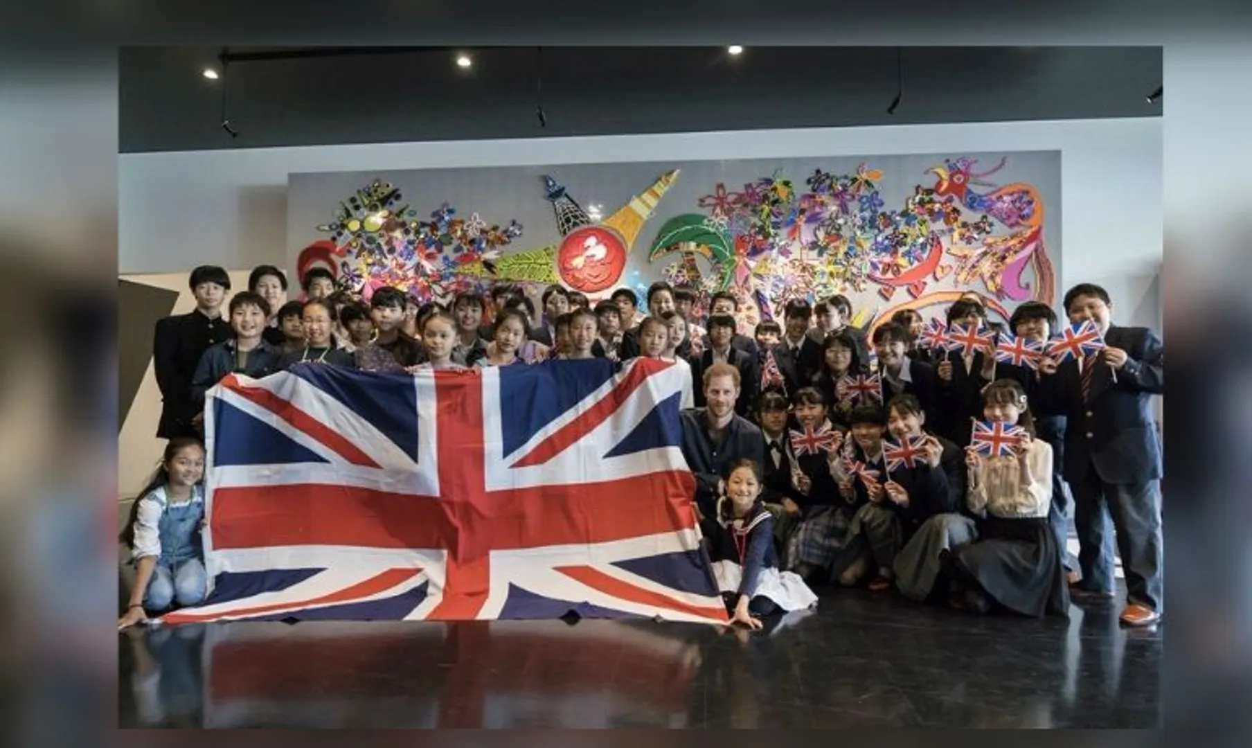 Prince Harry flattered by sweet compliment from Japanese school kid