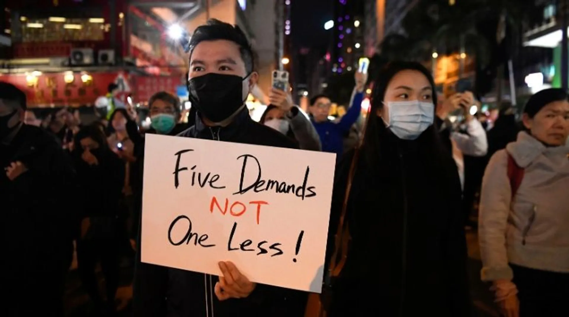 Hong Kong: With surgery masks on, anti-govt protesters stage sit-ins amid coronavirus outbreak
