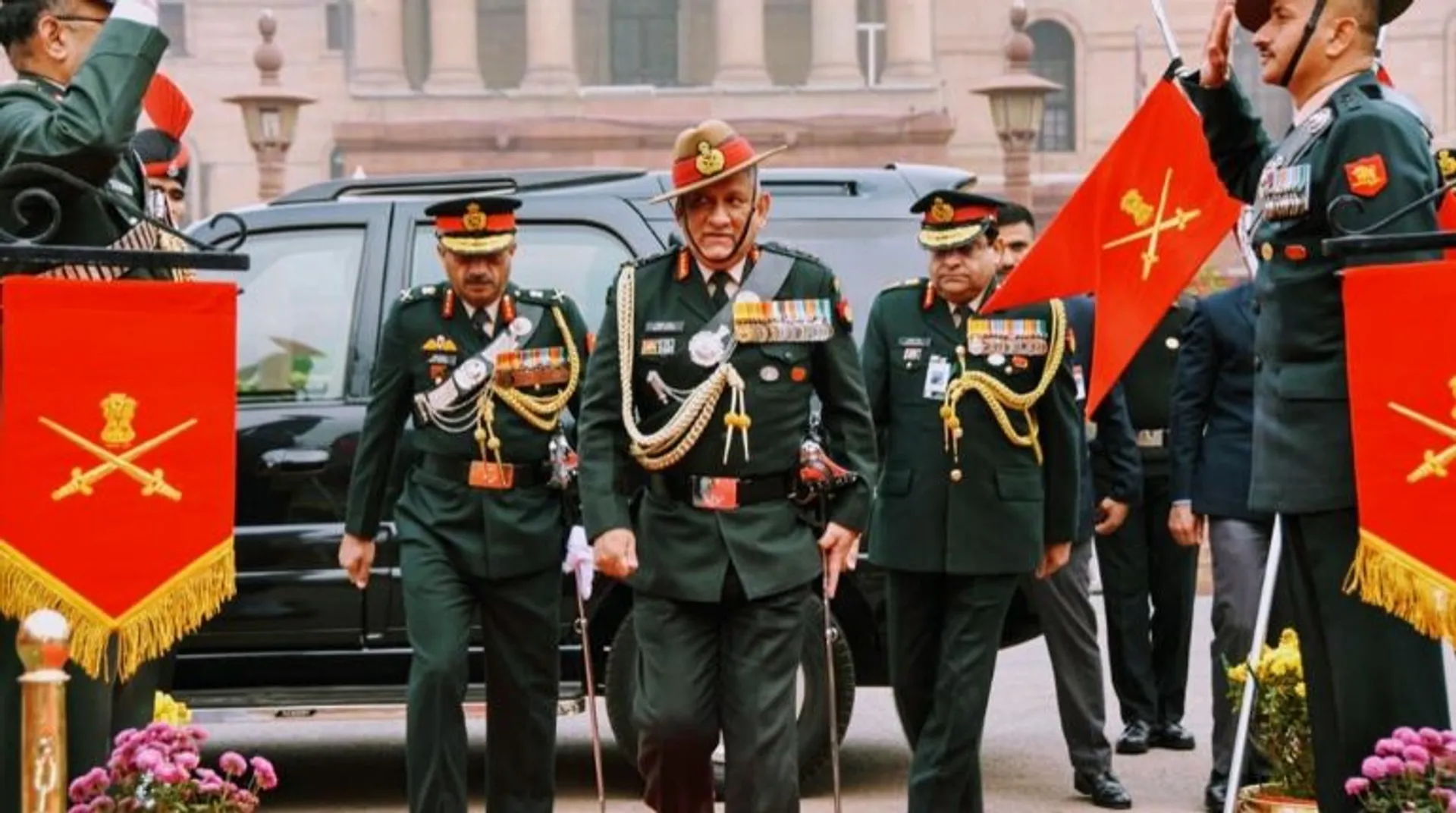Bipin Rawat takes over as Chief of Defence Staff, his uniform draws emblematic elements from all defence services