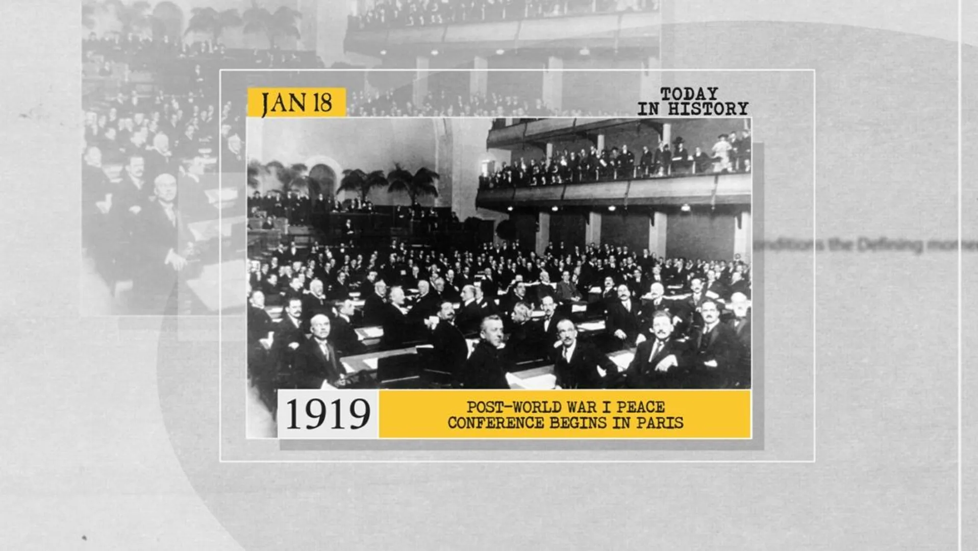 January 18 in history: WW-1 peace conference, recognition of Vietnam, and a lot more!