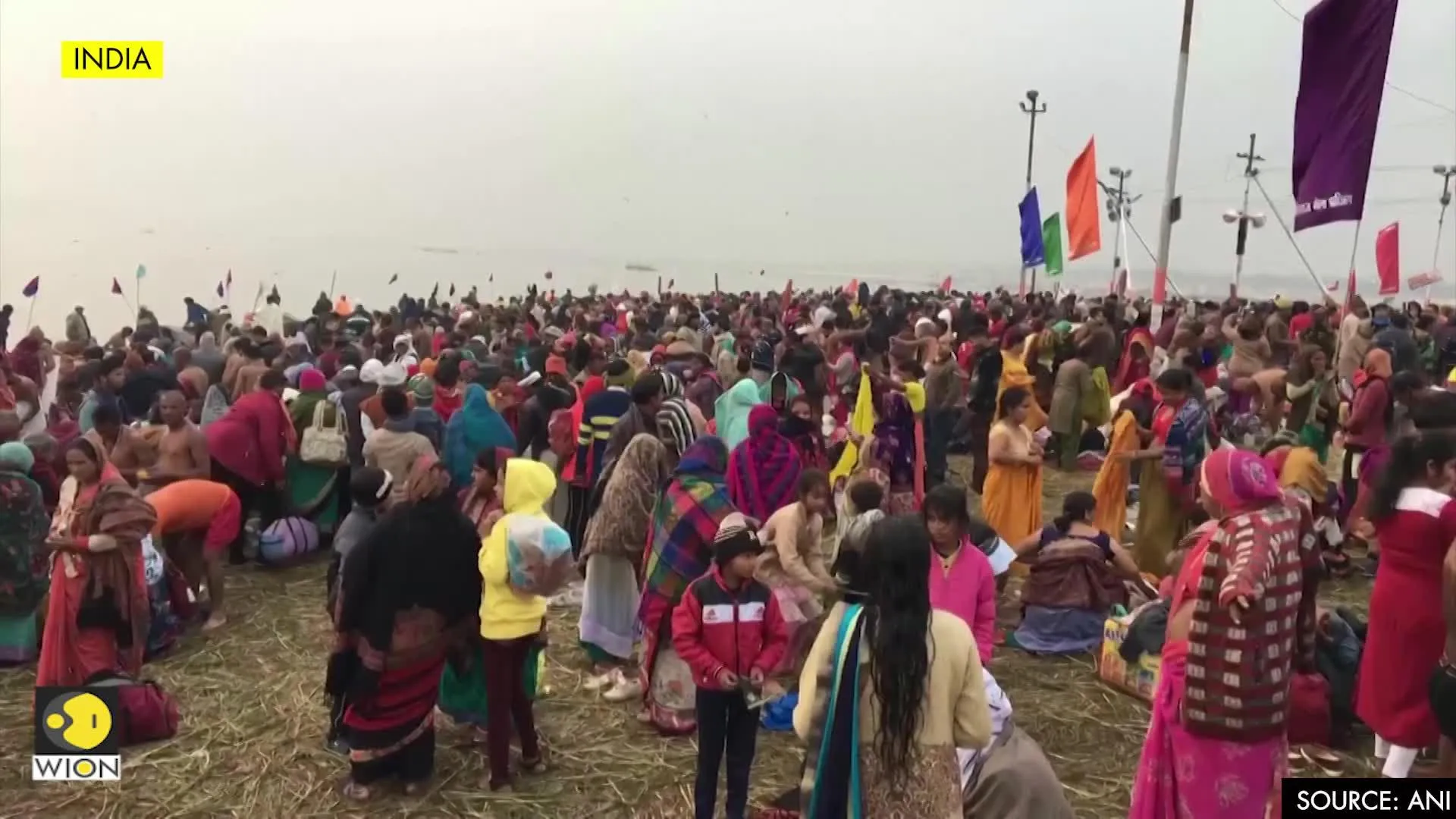 Indians mark spring festival with holy dips, prayers