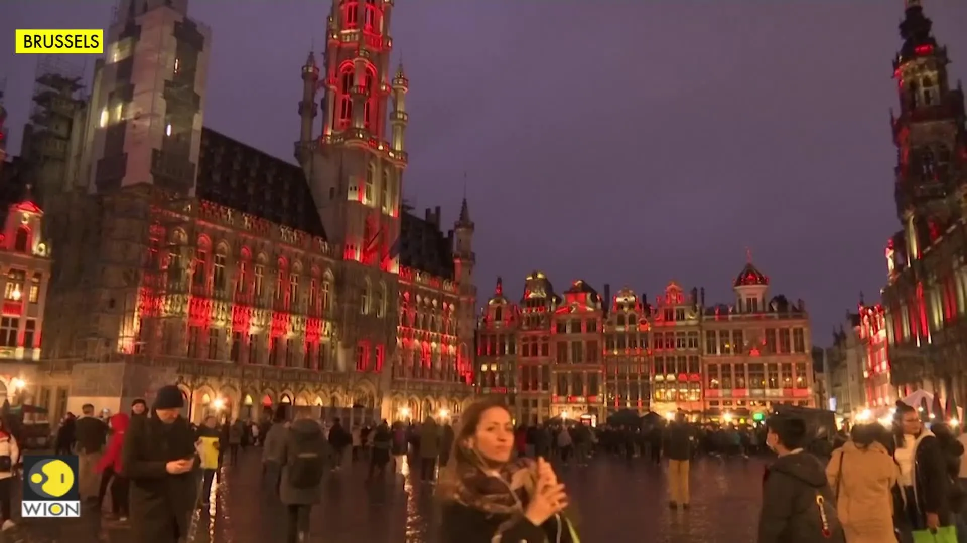 Music, light show celebrates UK-Belgium friendship