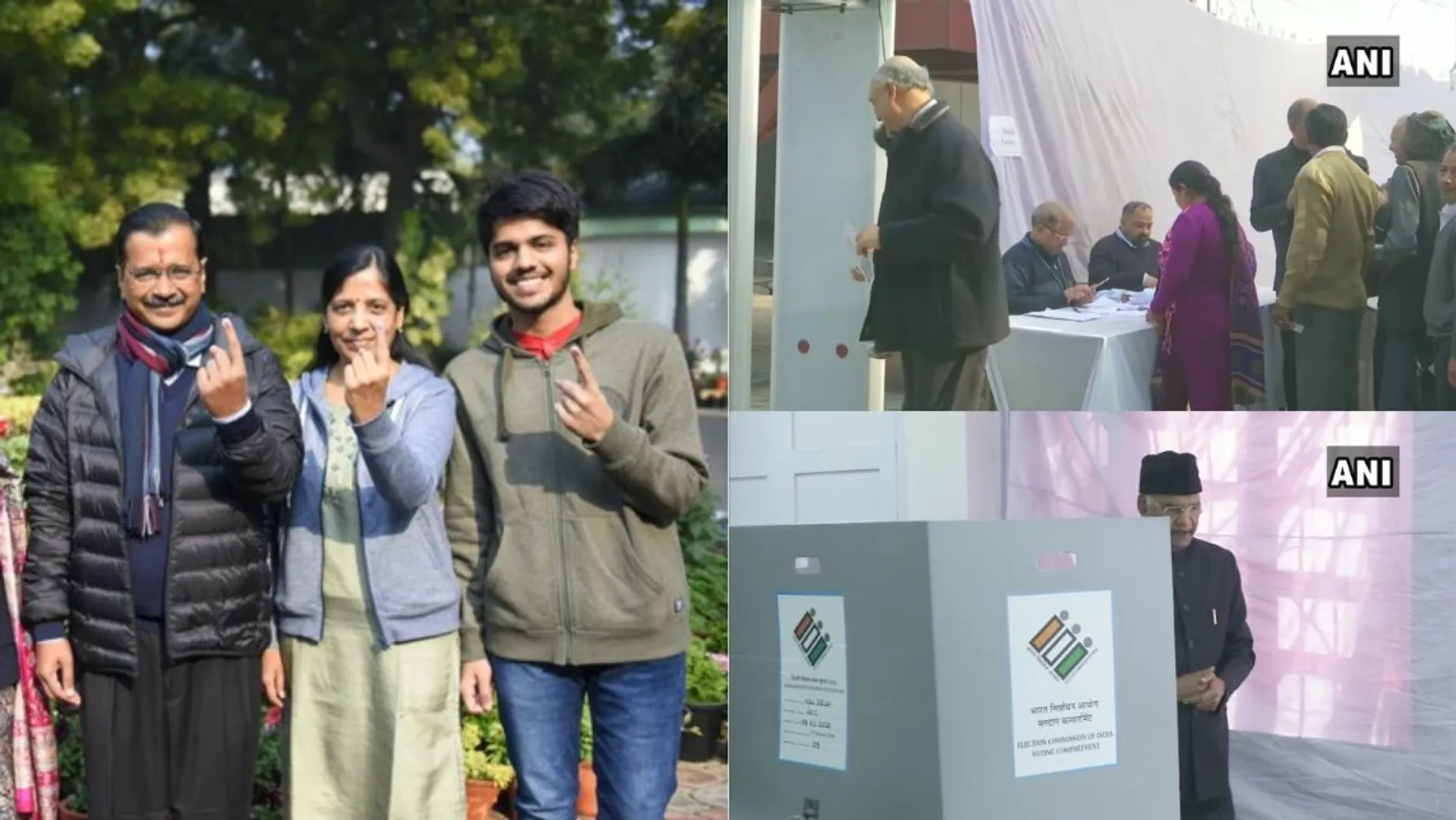 Delhi election: CM Kejriwal, President Kovind and others cast votes