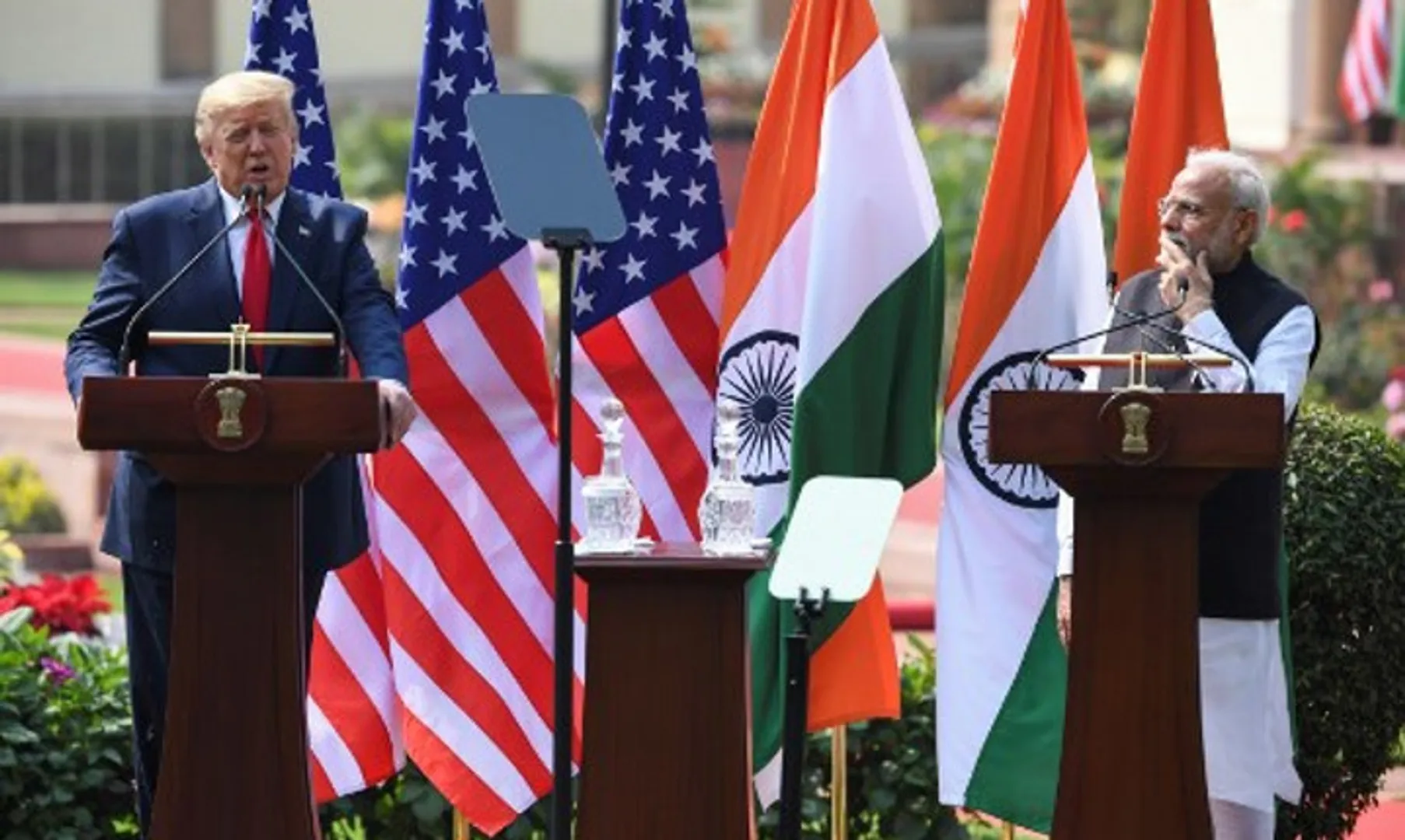 Morning News Brief: Trump's India visit, Julian Assange stripped naked and more