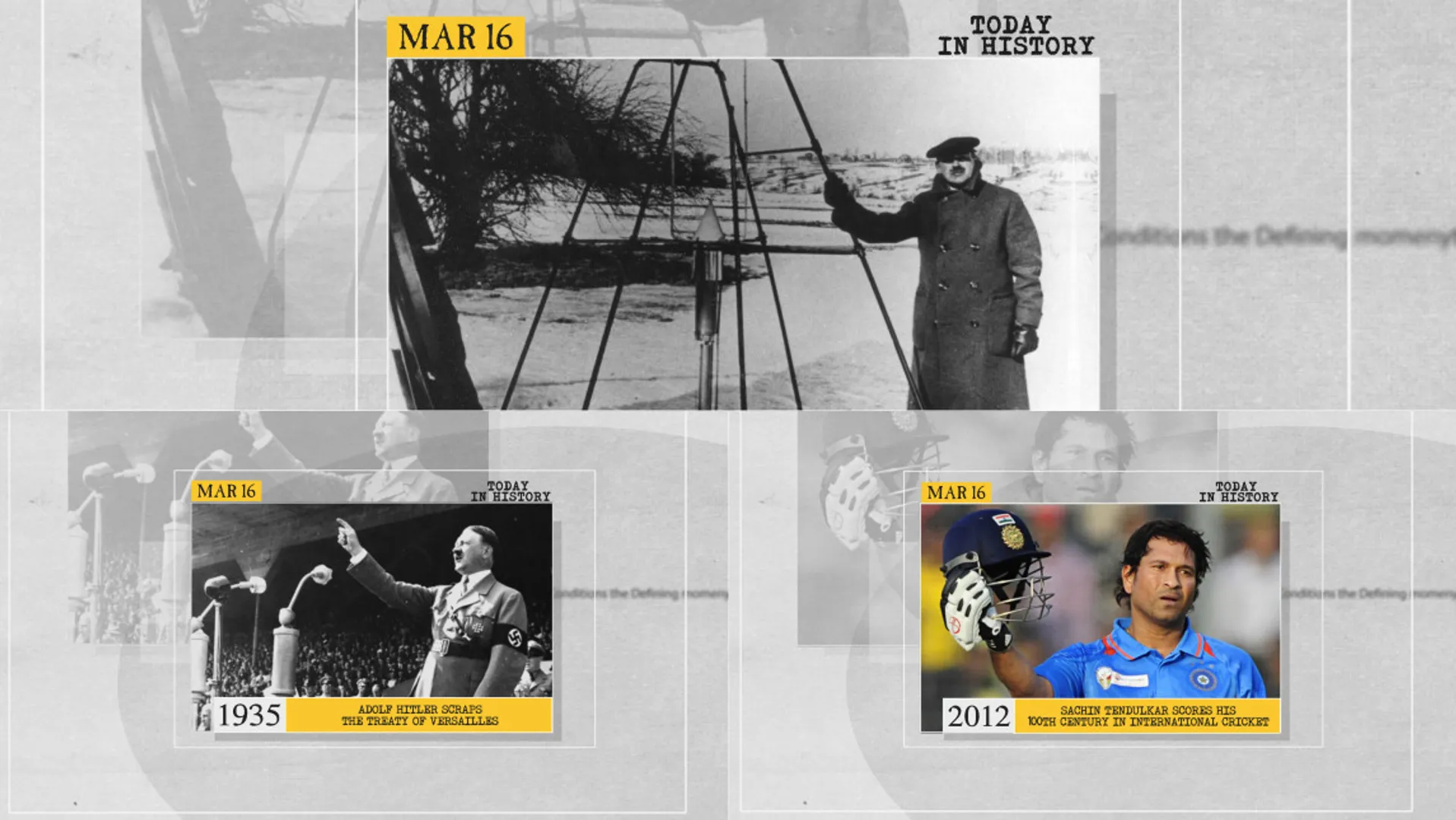 16 March in history: First liquid-fuelled rocket, Treaty of Versailles and more!