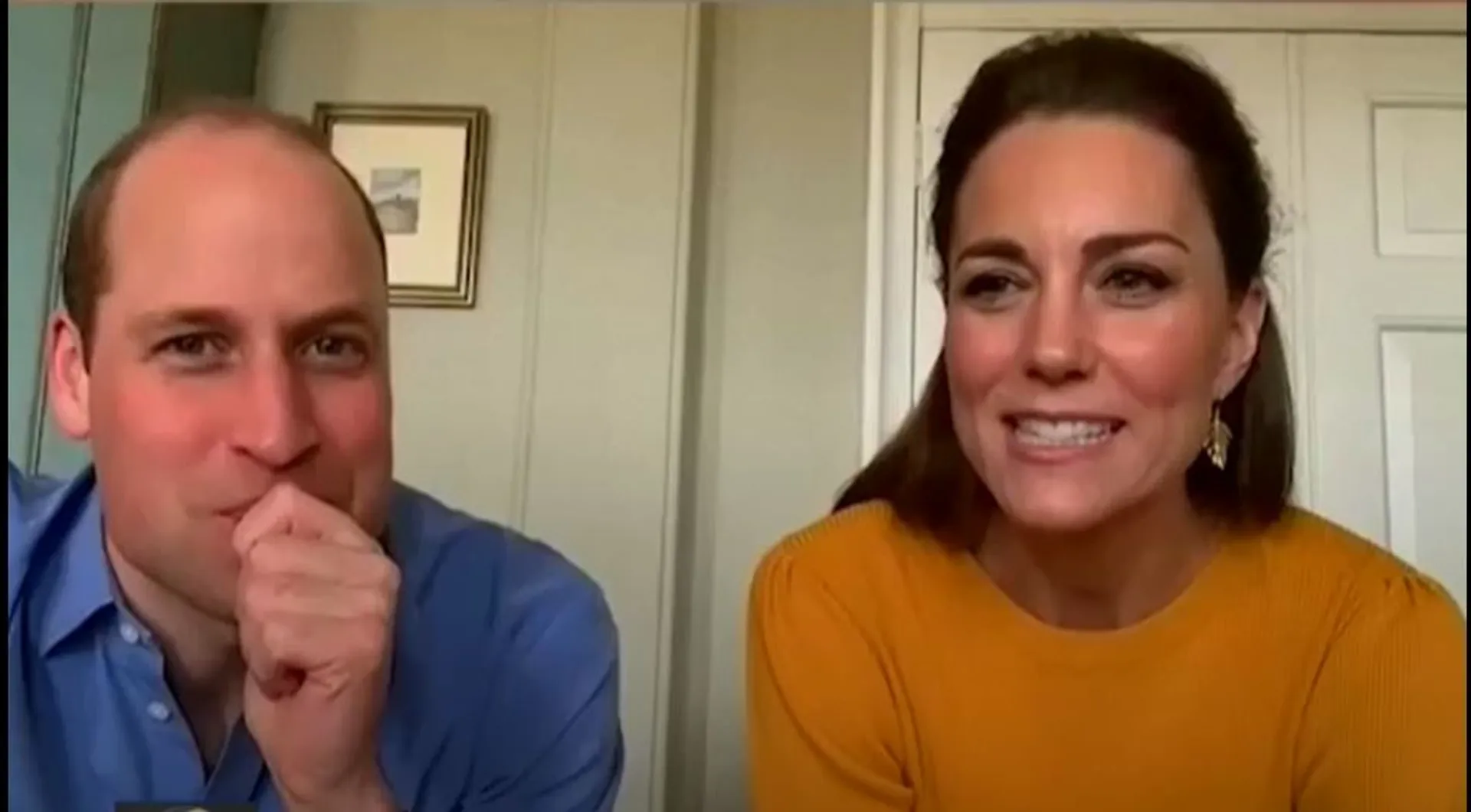 UK Royal couple surprise school children of essential workers via video call