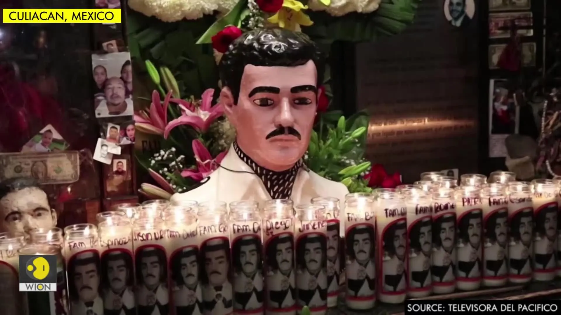 Mexicans celebrate anniversary of "narco saint" despite pandemic