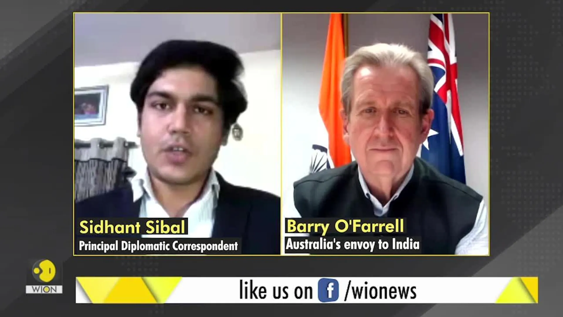 WION exclusive conversation with Australia's envoy to India Barry O'Farrell