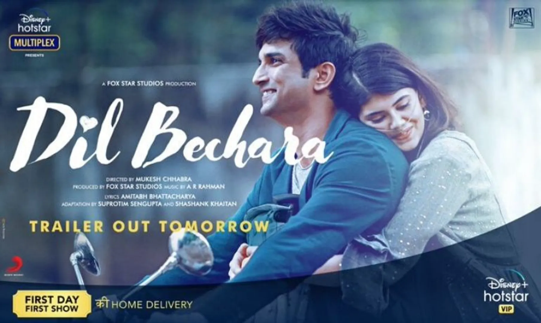 Sushant Singh Rajput's last film 'Dil Bechara' trailer to be out on this date