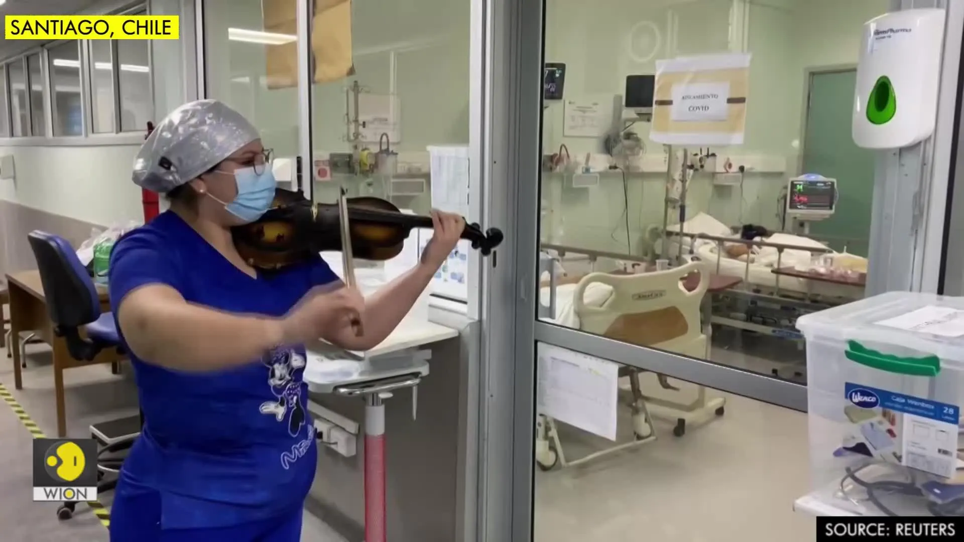 Melodies for healing: Nurse brings hope to COVID-19 patients with her violin