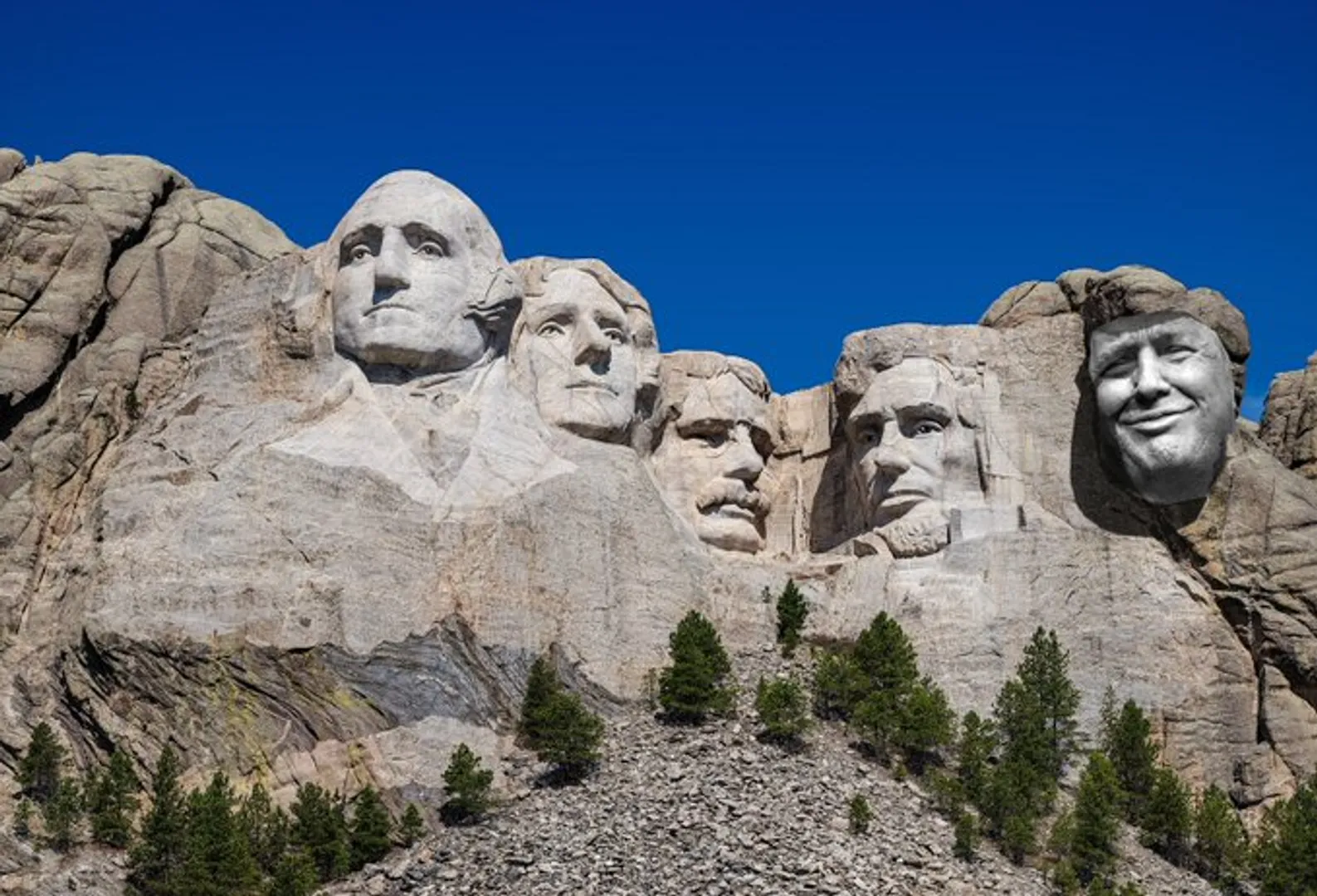 Did White House pitch Trump for Mount Rushmore? Sounds like a good idea, says the president