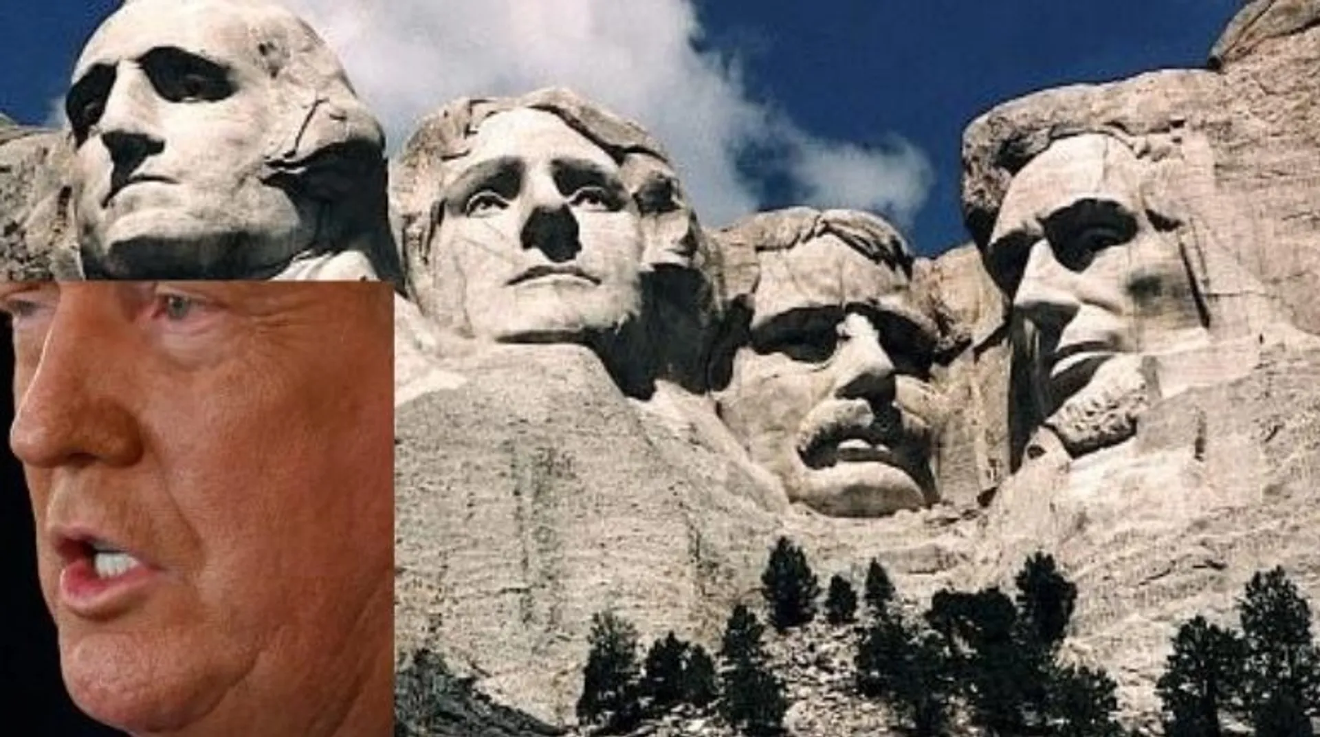 US President Trump's Mount Rushmore dream