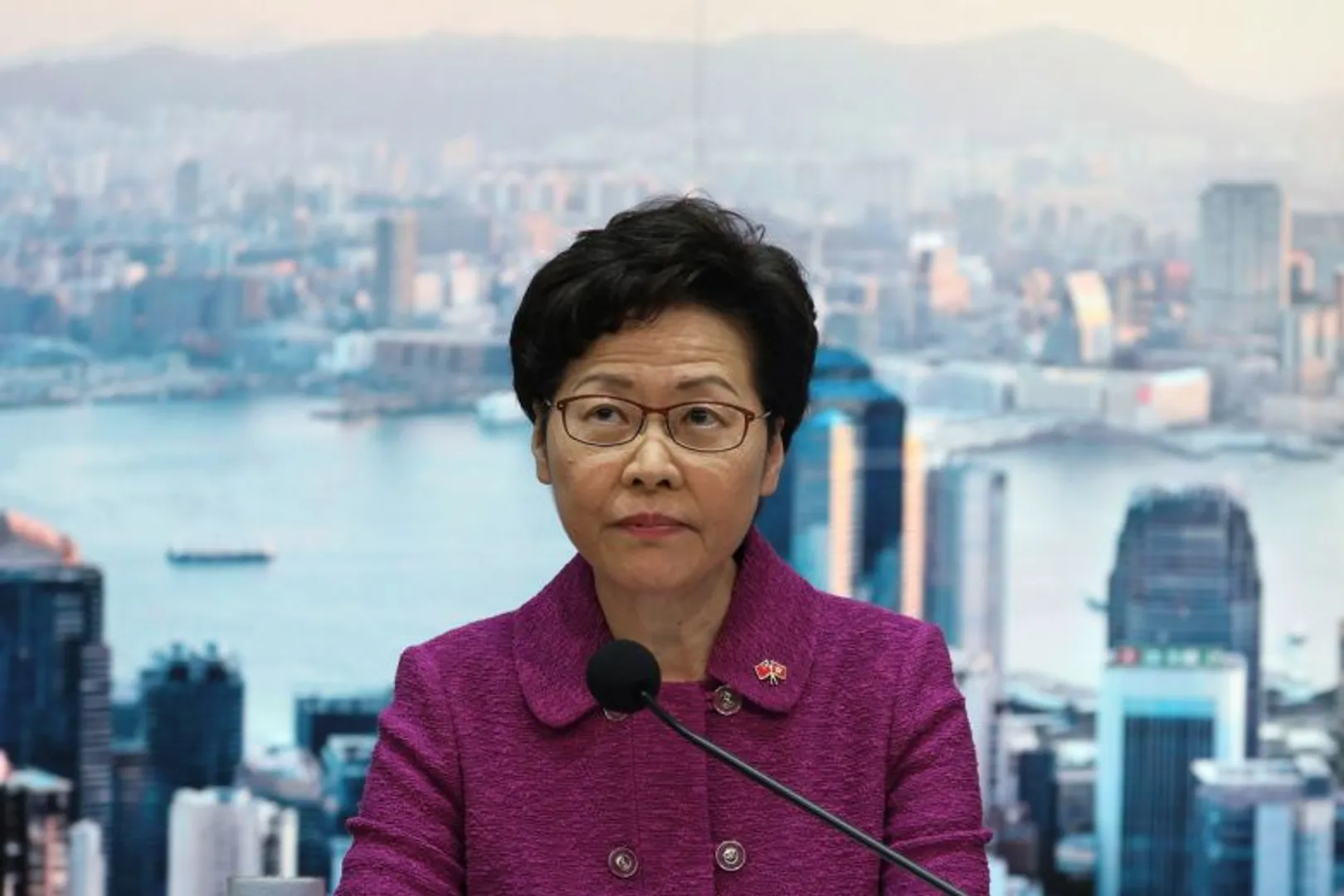 Hong Kong leader Lam says action against Apple Daily does not target press freedom