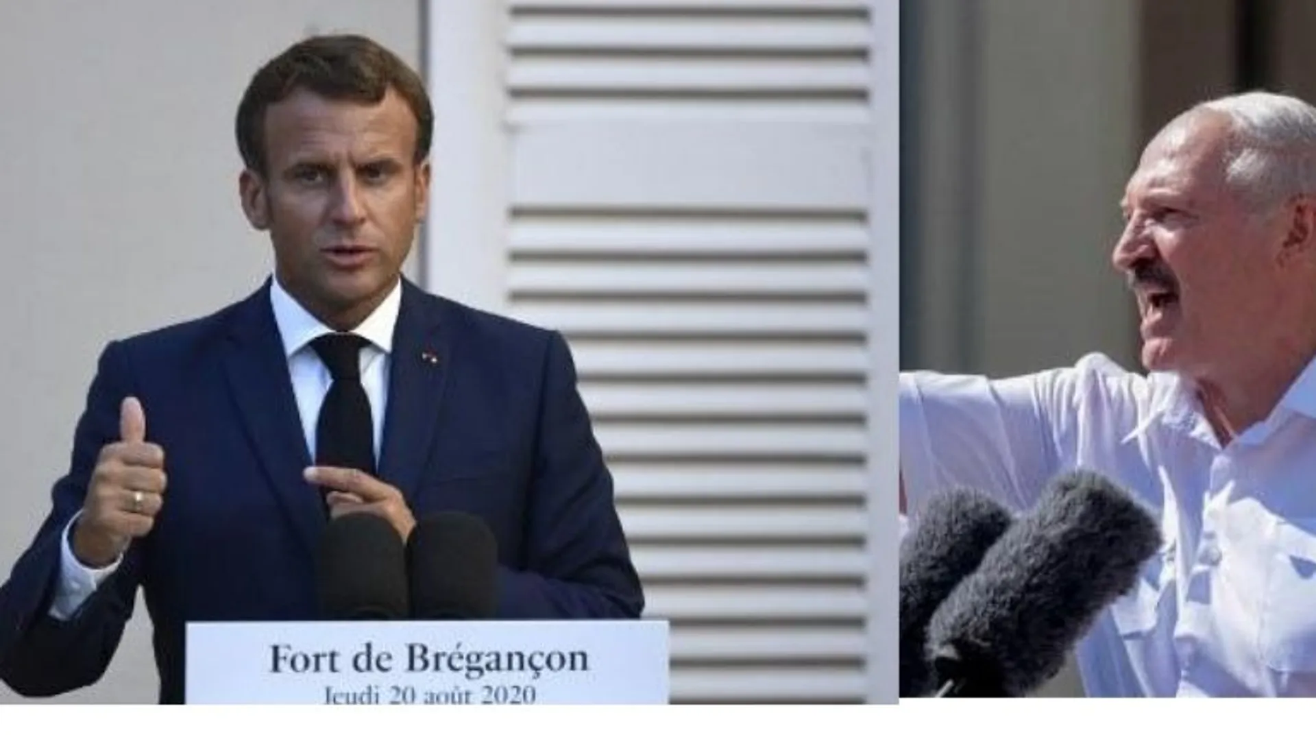 Macron offers EU mediation with Russia on Belarus crisis