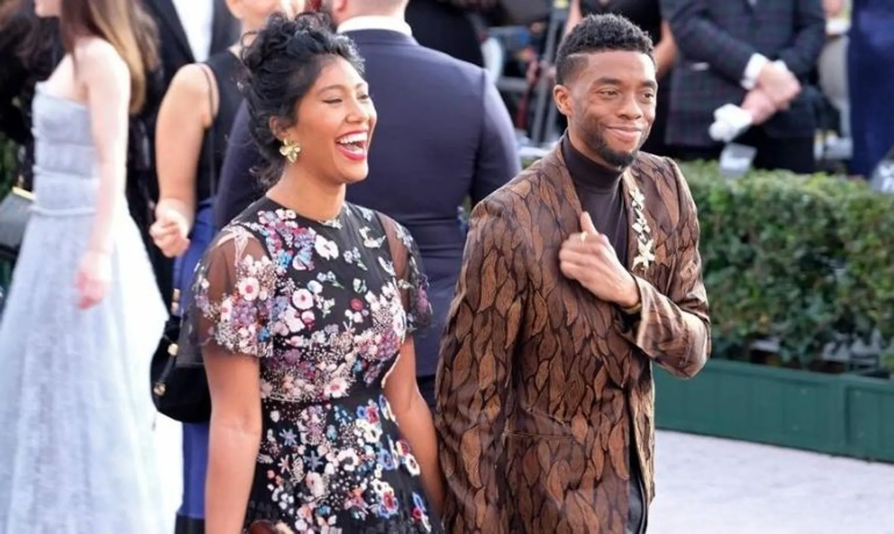 Chadwick Boseman's wife Simone honors late actor at Stand Up to Cancer event