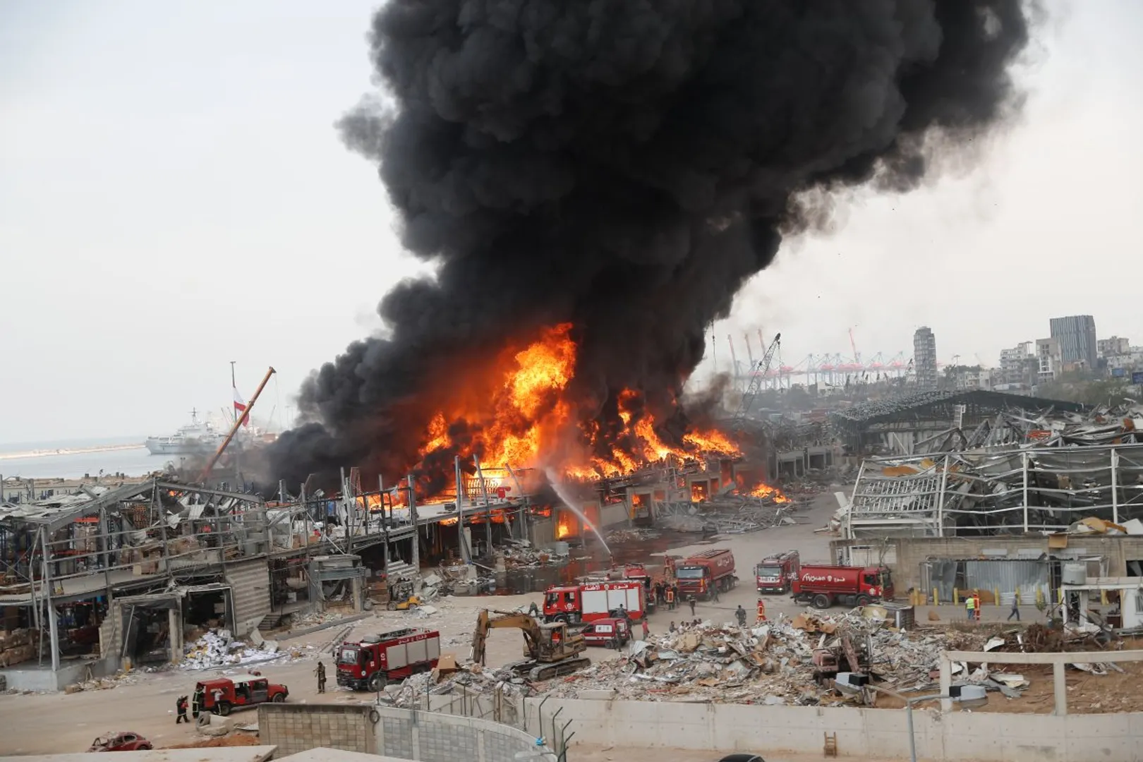 Top 10 news today: Massive fire breaks out at Beirut port and more