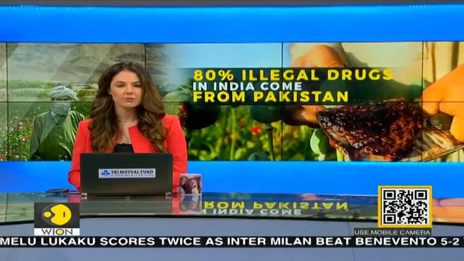 More than 80% of illegal drugs inflow into India, come from Pakistan