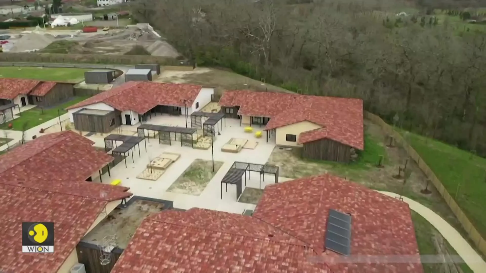 Inside French village constructed for Alzheimer's patients