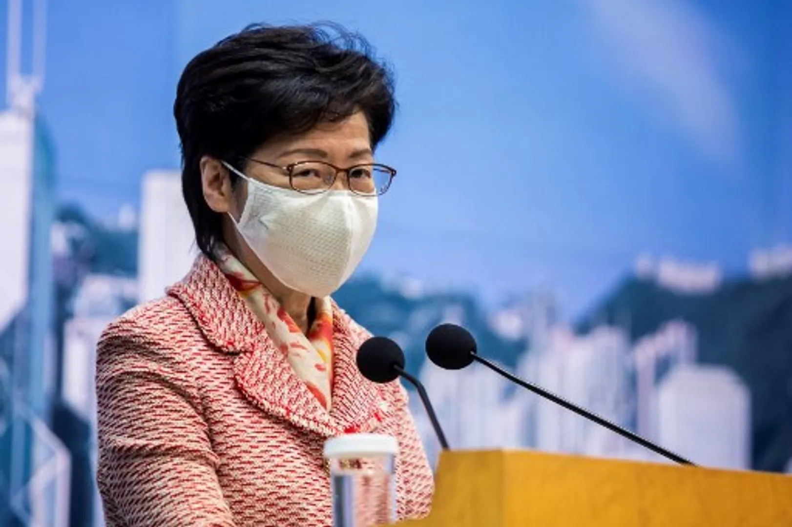 Hong Kong leader warns solicitors' group to stay out of politics