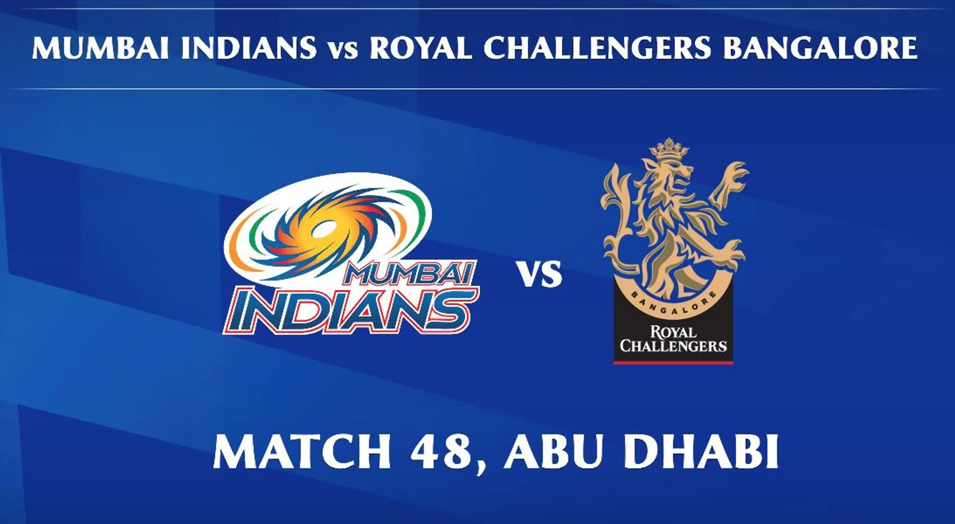 MI vs RCB, IPL 13 Live Streaming: How to watch Mumbai Indians vs Royal Challengers Bangalore?