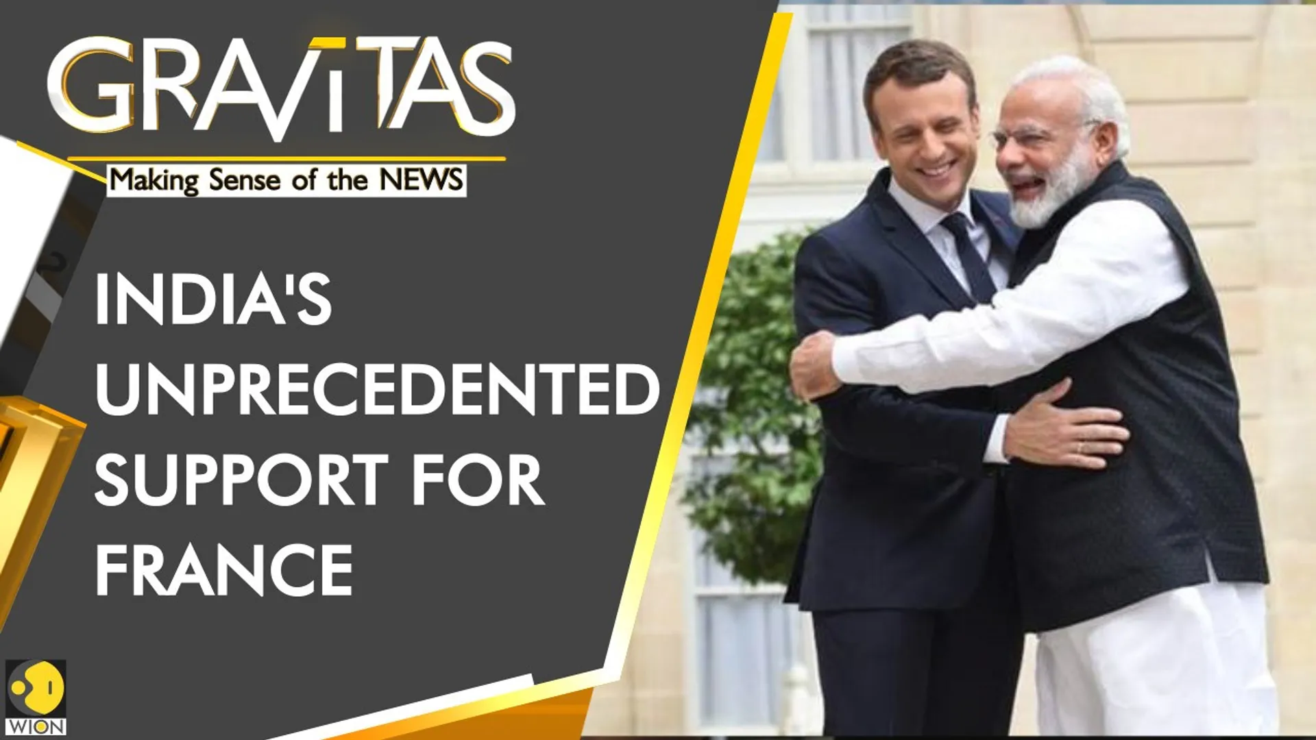 Gravitas: India supports Emmanuel Macron