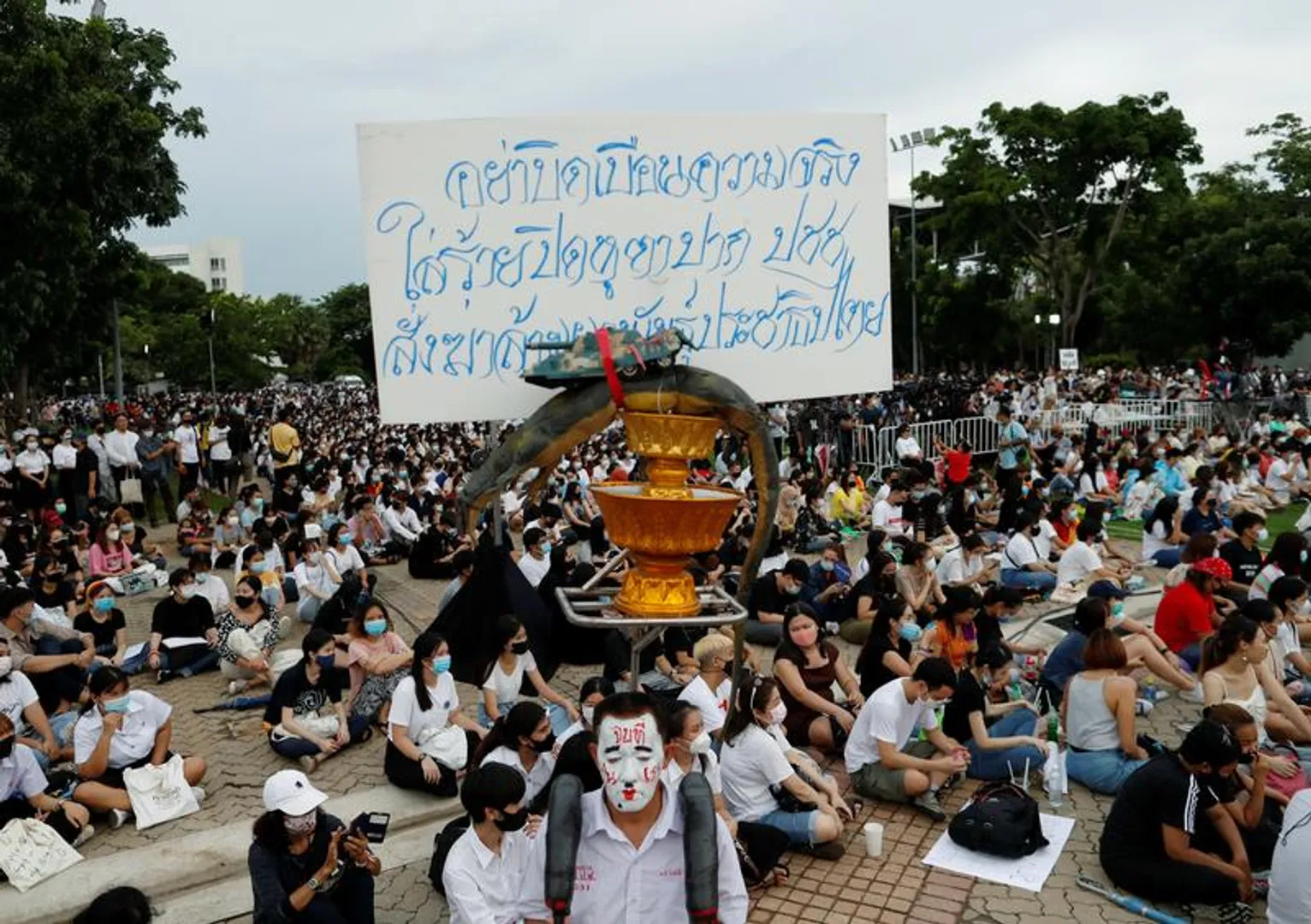 Thailand's pro-democracy protesters warn of possible coup