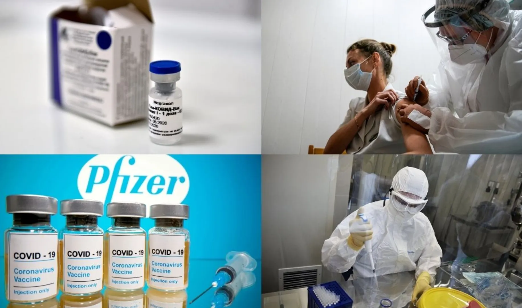 Coronavirus vaccine rollout: Russia and UK begin inoculating their citizens