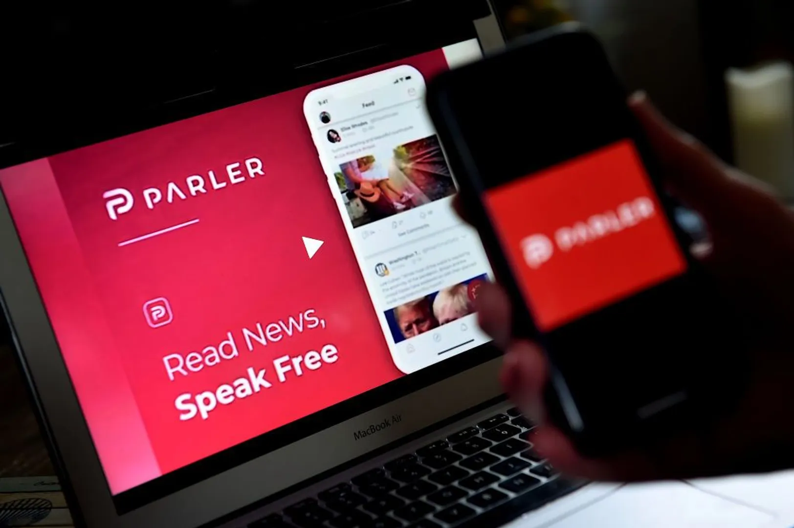 Parler app withdraws case against Amazon for pushing it offline over Capitol violence