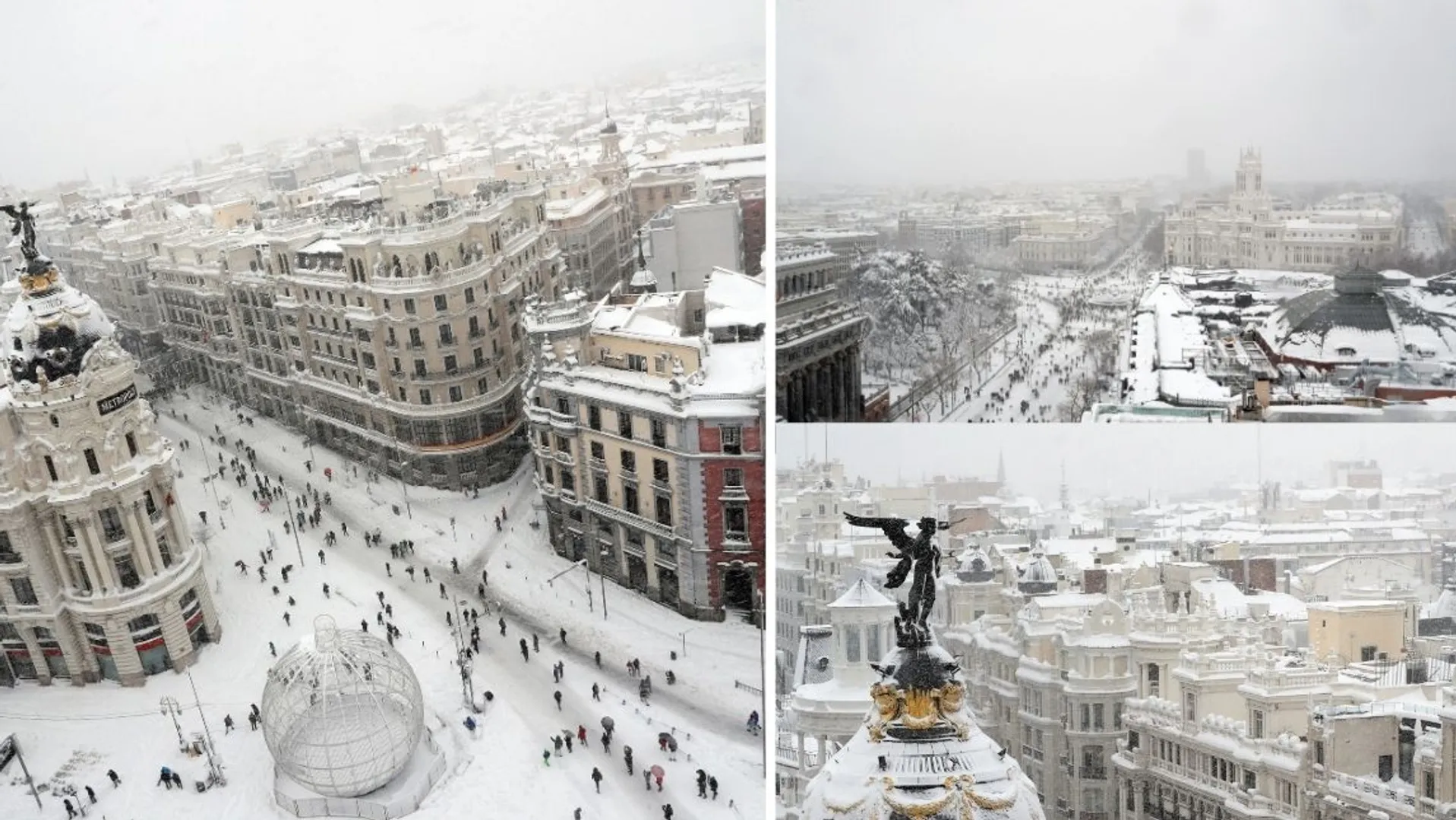 Spain's heaviest snowfall since 1970s blankets Madrid