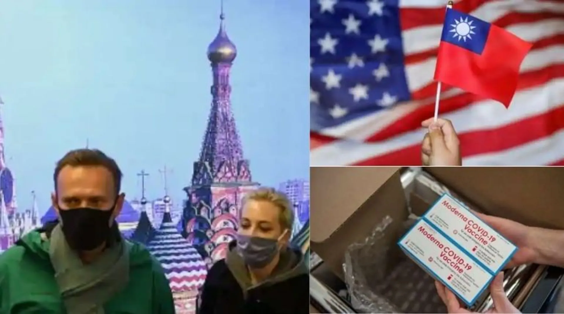 Top 10 world news today: China to sanction US over Taiwan, Navalny to be held till Feb, and more