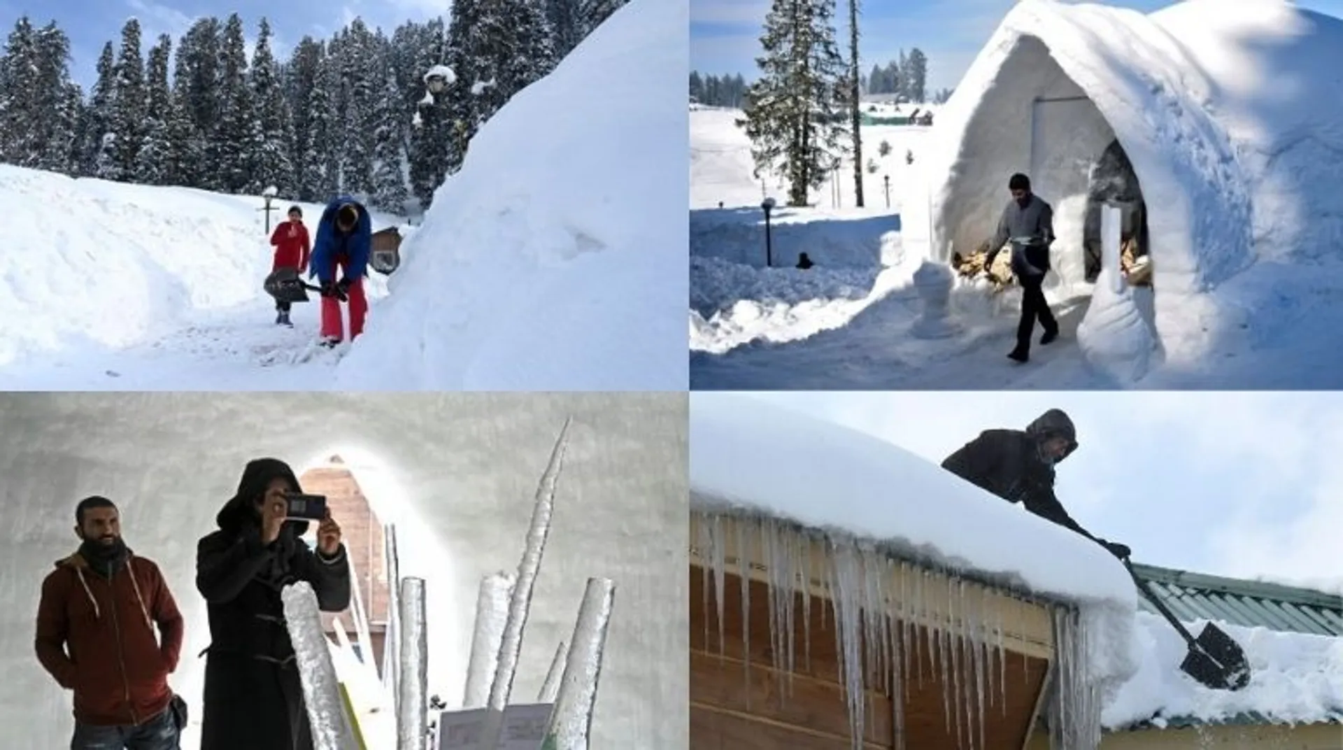 White Paradise: Snowfall in J&K's Gulmarg