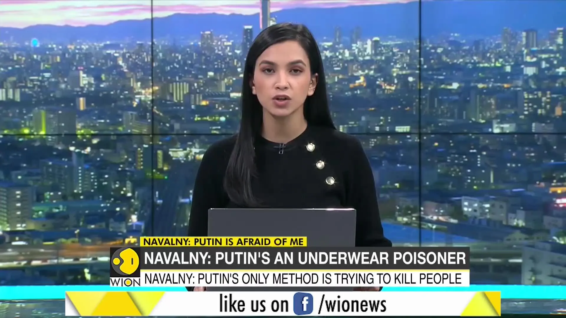 Audio of Navalny's speech calling Putin 'the Underwear Poisoner' before being jailed