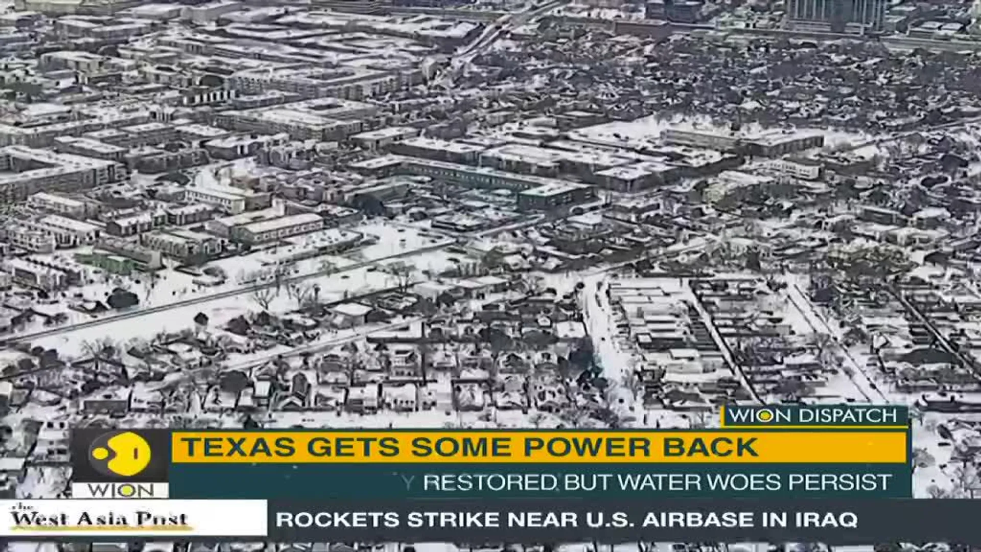 WION Dispatch | Texas Snowstorm: Some electricity restored but water woes persist