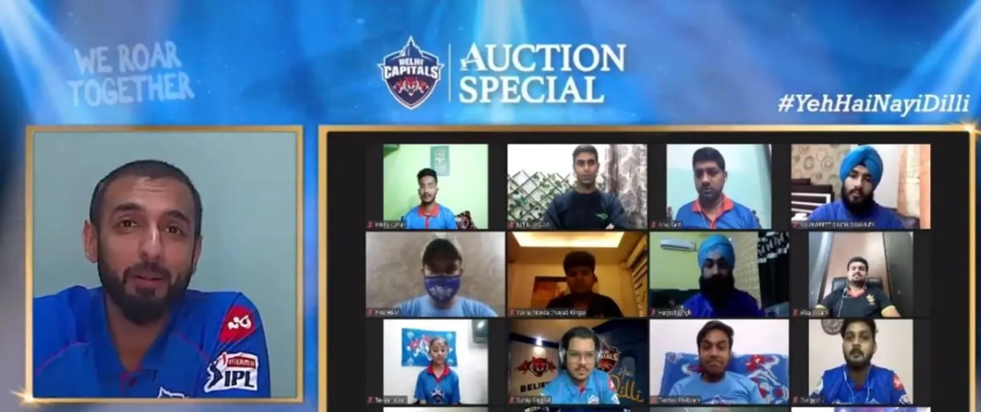 Delhi Capitalsâ fans take centre-stage at IPL auction 2021