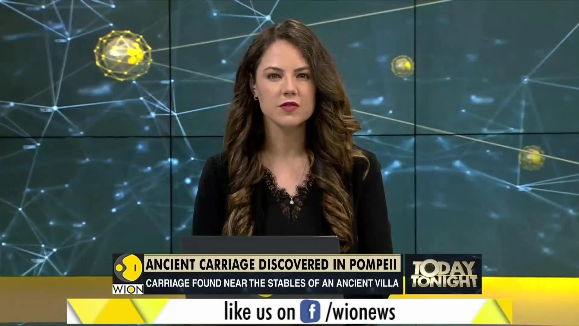 Archaeologists uncover ancient ceremonial carriage near Pompeii