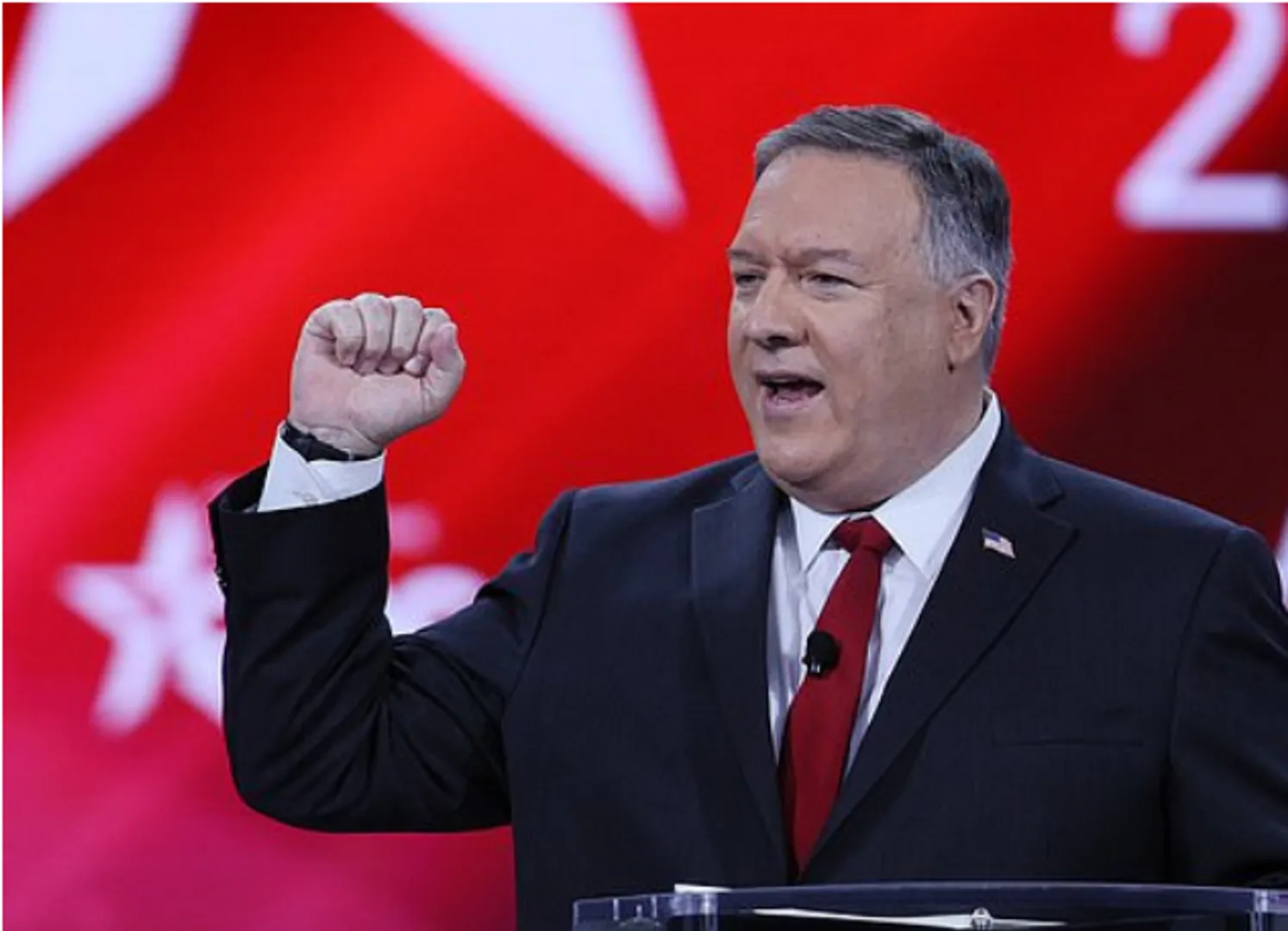 Pompeo takes the stage at annual conservative gathering