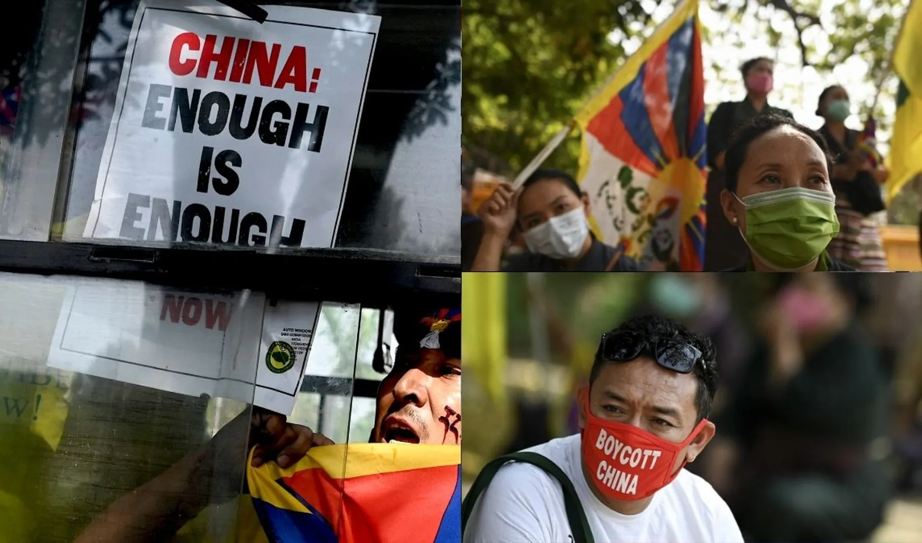 Thousands of Tibetans protest on 62nd anniversary of uprising against China