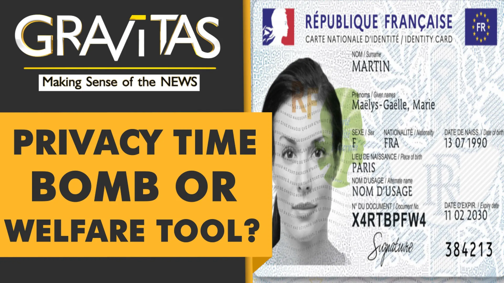 Gravitas: France's new national identity card sparks privacy fears