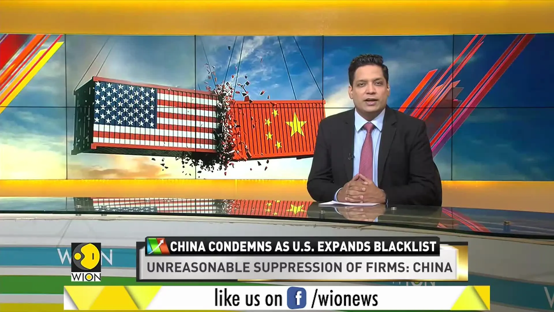 China condemns 'unreasonable suppression' as US expands economic blacklist