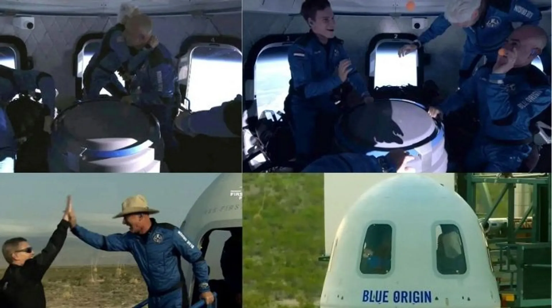 'Tiny little fragile thing': Bezos returns to Earth 'awestruck', ready for another flight