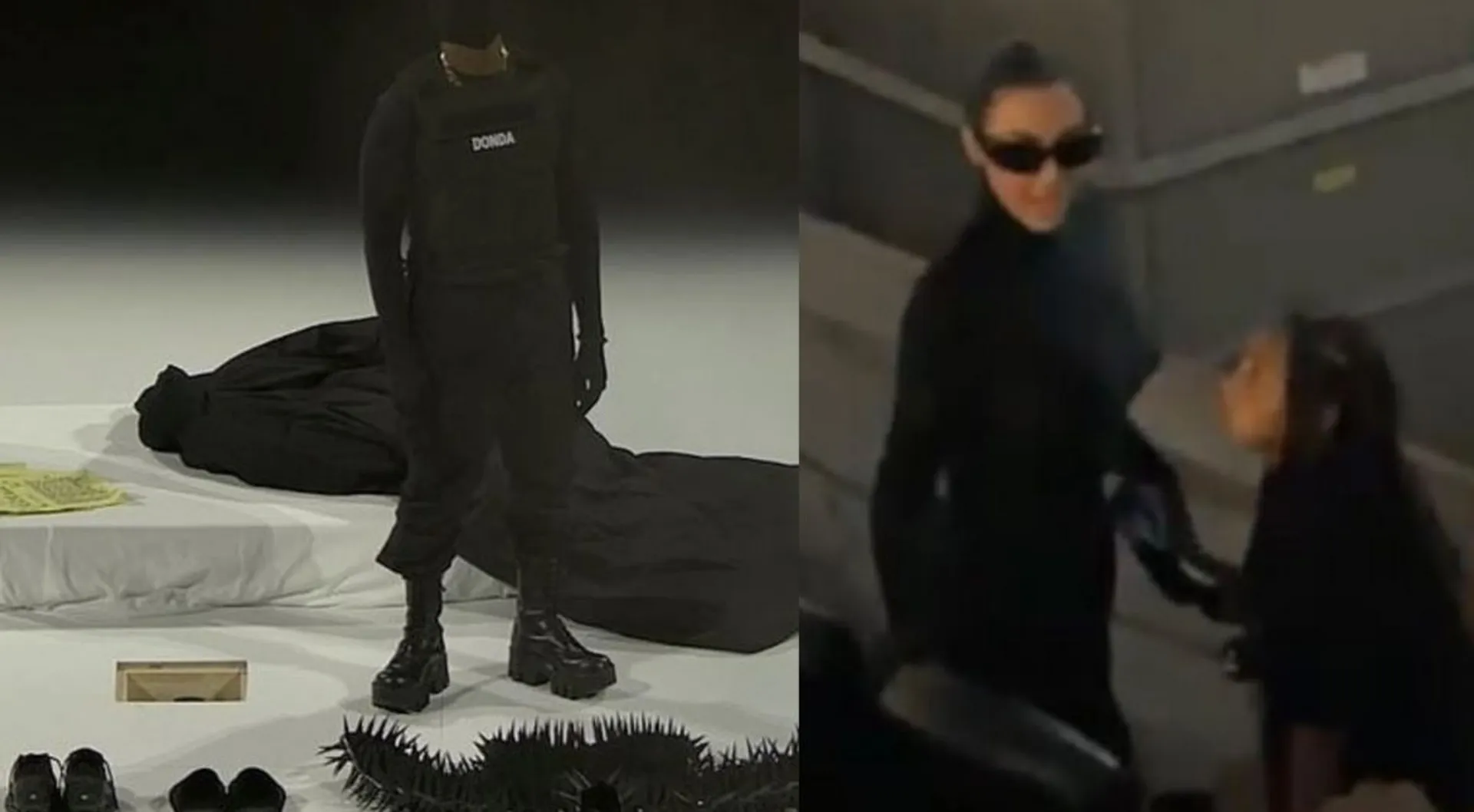 Kim Kardashian surprises fans as she twins with ex Kanye West on his music premiere