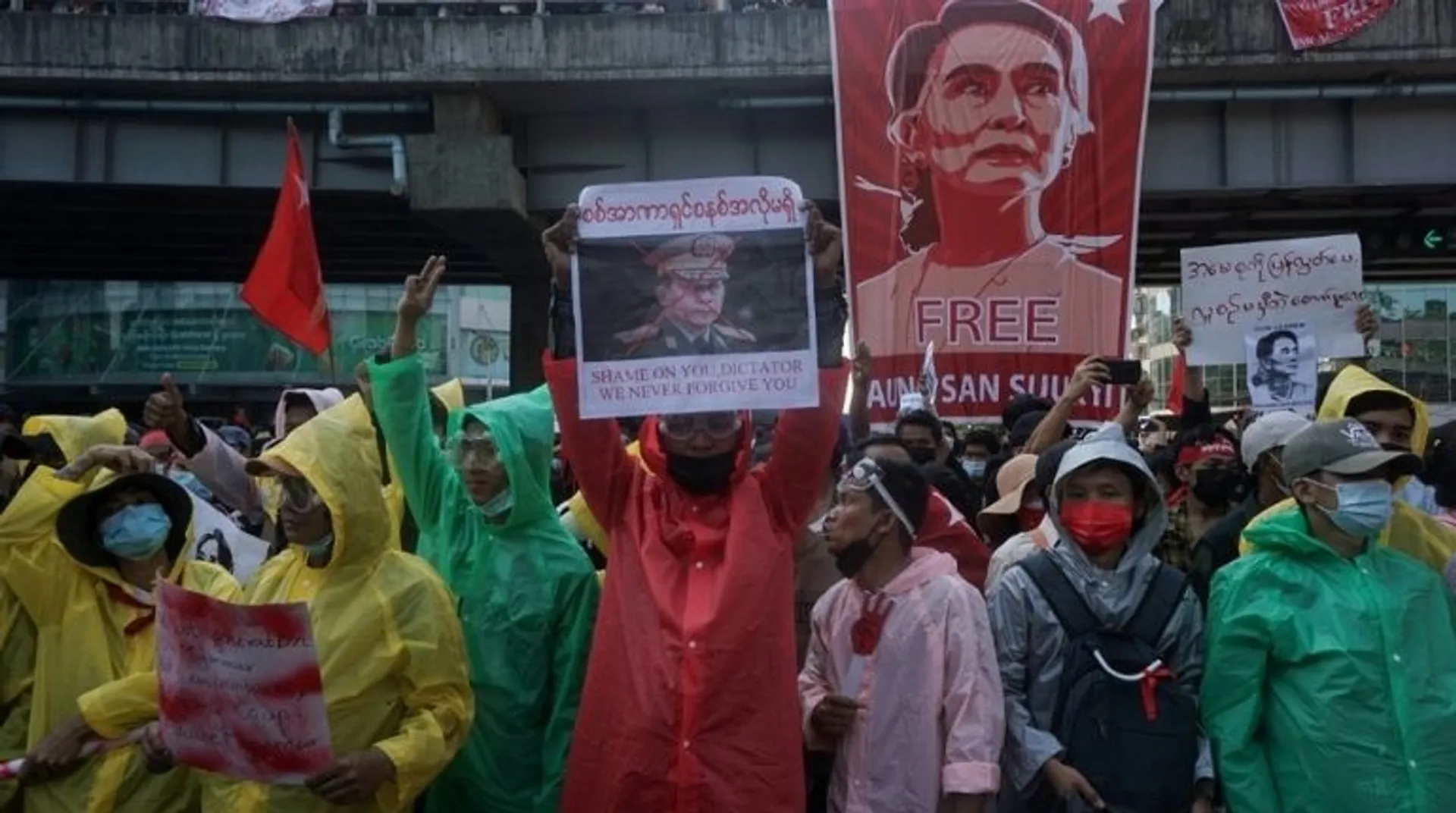 Myanmar protesters mark pivotal 1988 uprising anniversary